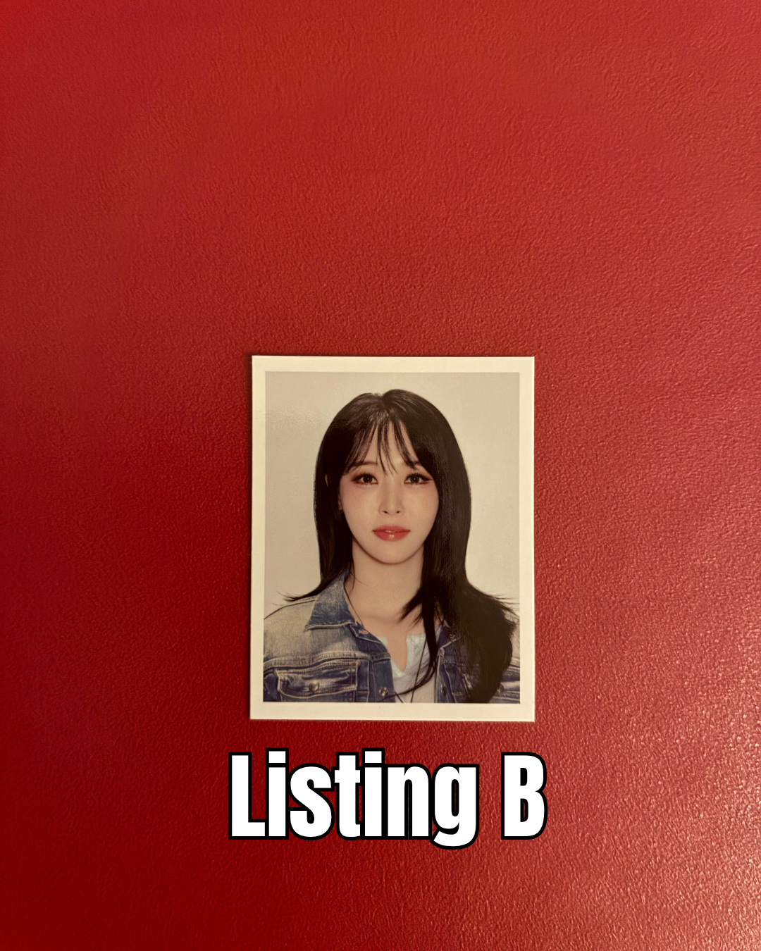 MAMAMOO Moonbyul MAMAMOO - Moonbyul - 4WARD World Tour Event id photo merch inclusion k-monstar pop-up kaohsiung taipei listing photo 1