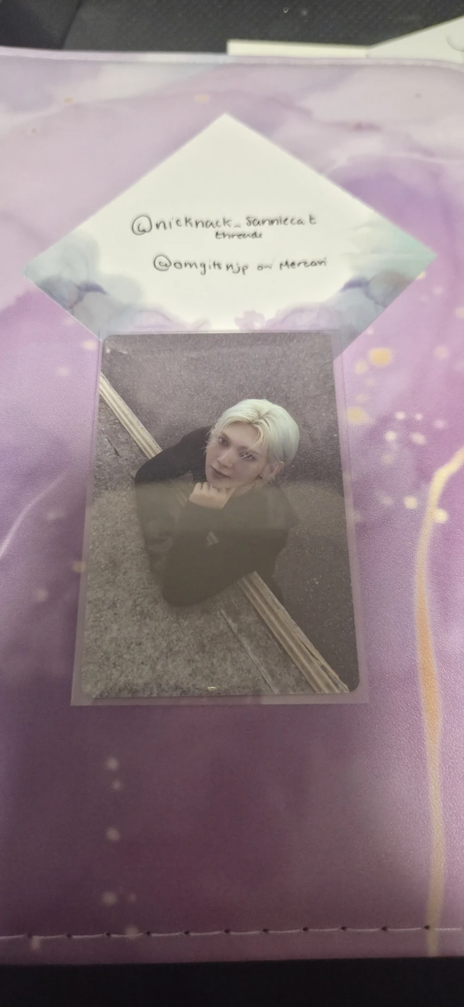 ATEEZ Yeosang ATEEZ - Yeosang - Golden Hour : Part.4 Album Z version album photocard listing photo 1