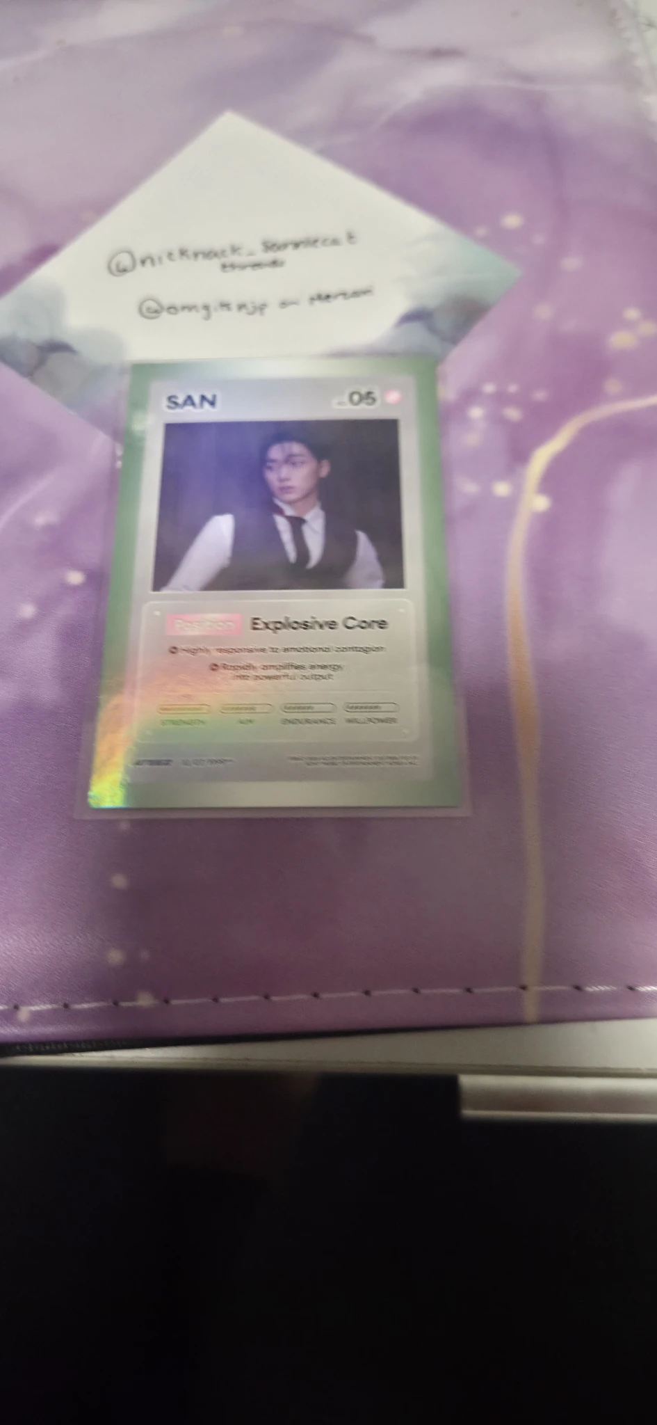 ATEEZ San ATEEZ - San - GOLDEN HOUR : Part.5 Album album photocard character card listing photo 1