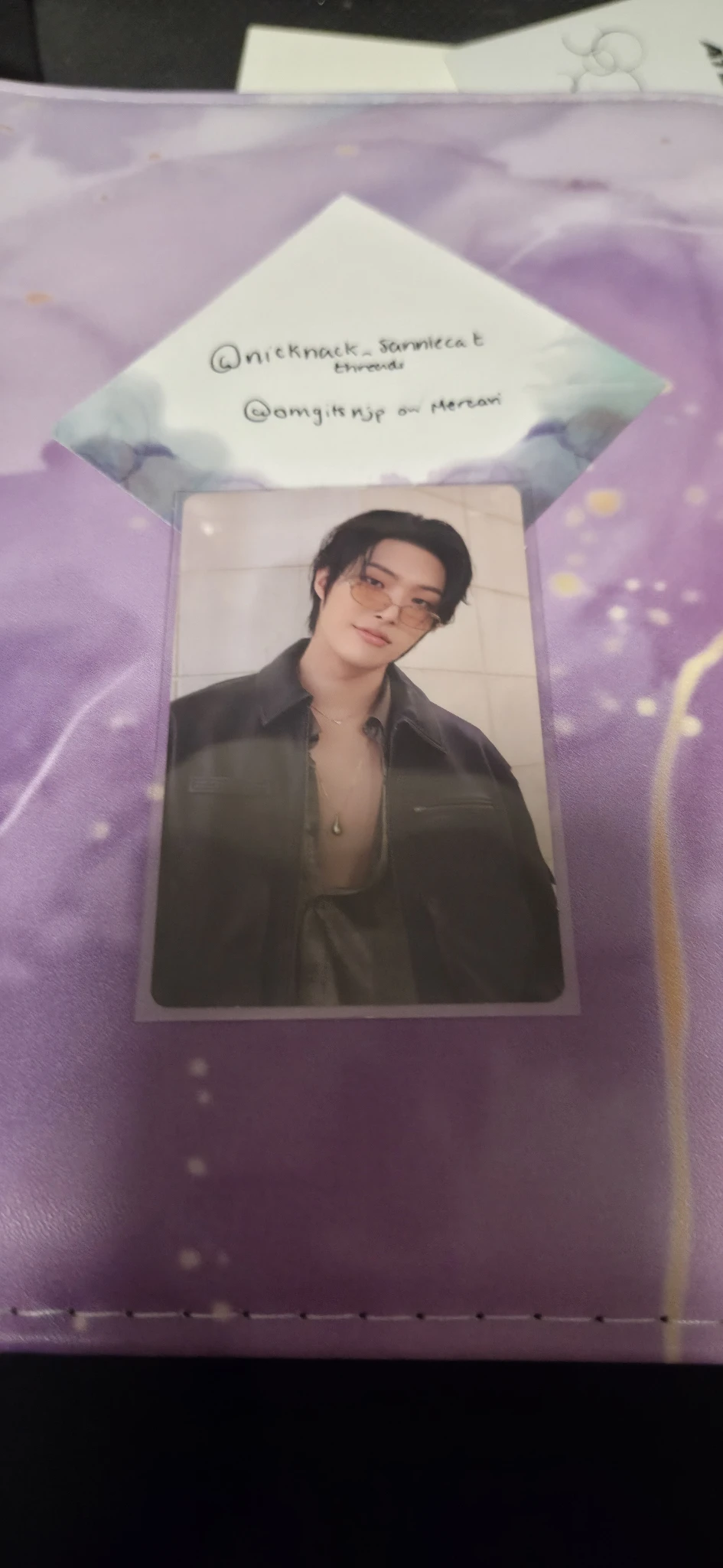 ATEEZ Mingi ATEEZ - Mingi - Golden Hour : Part.3 Album - qr card - poca album listing photo 1
