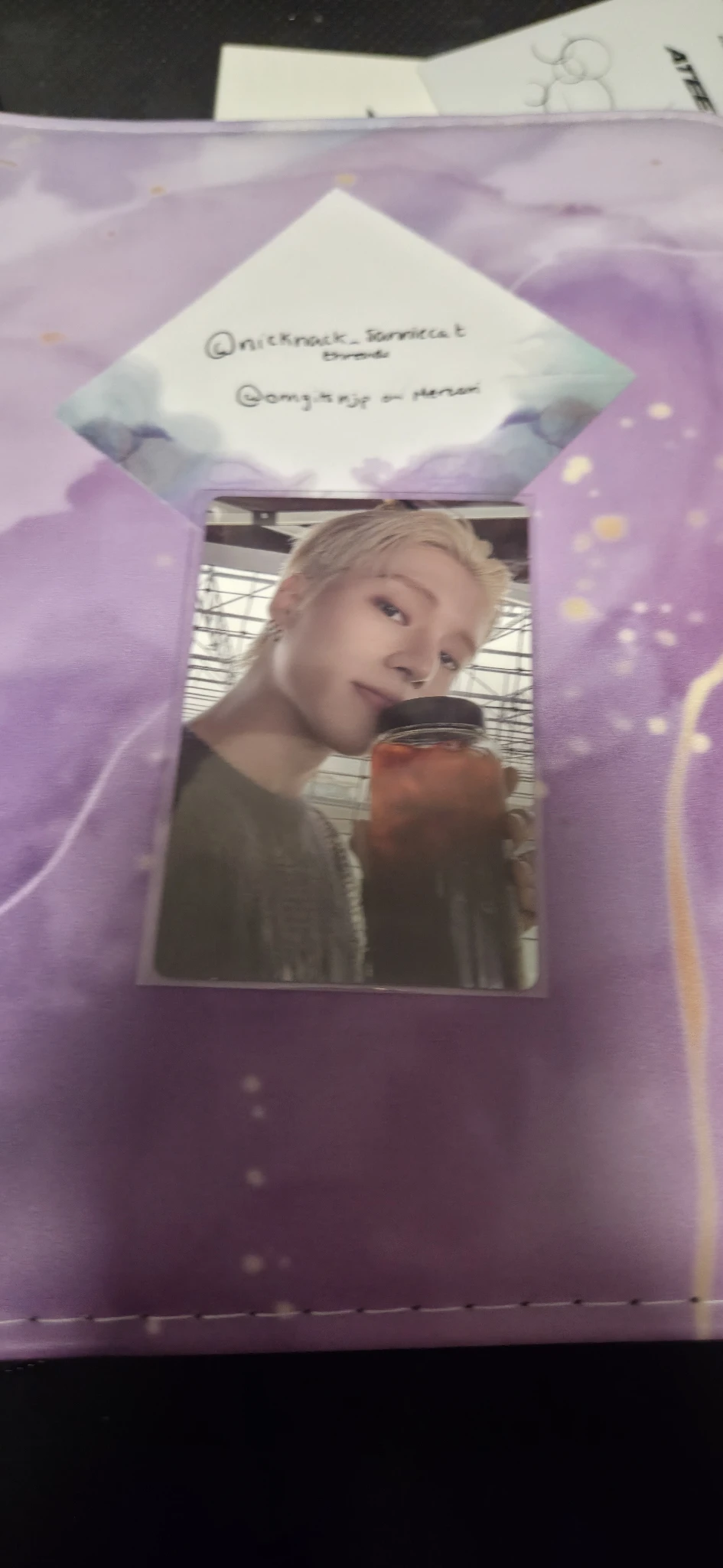 ATEEZ Wooyoung ATEEZ - Wooyoung - Golden Hour : Part.3 Album - Poca Album listing photo 1