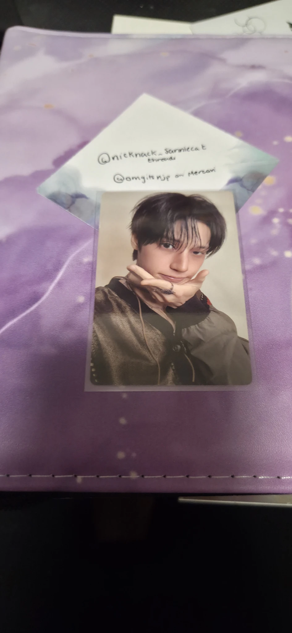 ATEEZ Wooyoung ATEEZ - Wooyoung - GOLDEN HOUR : Part.5 Album album photocard diary version poca album listing photo 1
