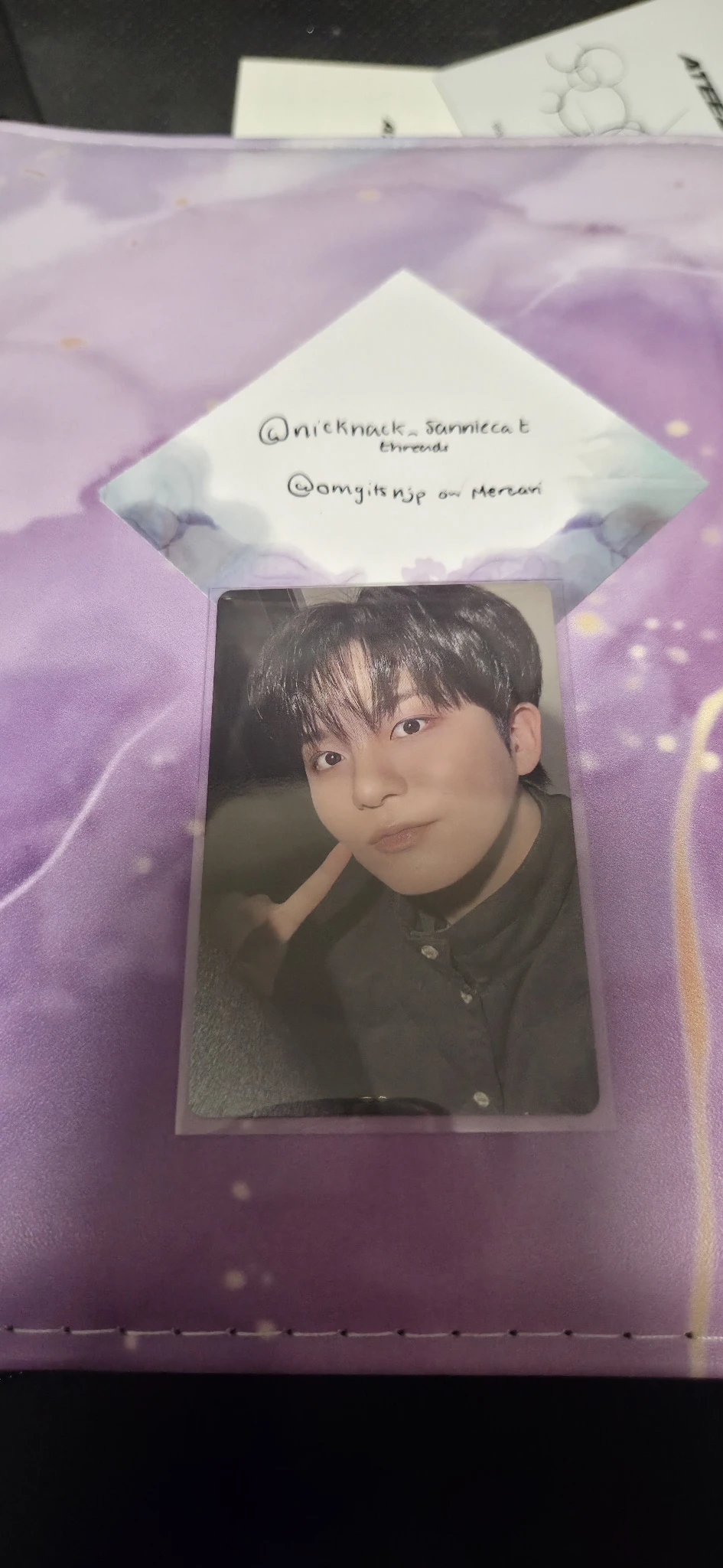 ATEEZ Jongho ATEEZ - Jongho - Golden Hour : Part.3 Album poca album photocard 2 listing photo 1
