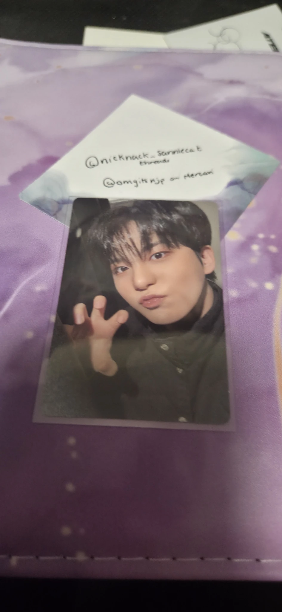 ATEEZ Jongho ATEEZ - Jongho - Golden Hour : Part.3 Album poca album listing photo 1