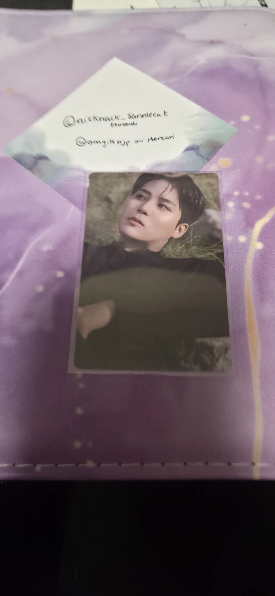 ATEEZ Jongho ATEEZ - Jongho - Golden Hour : Part.4 Album poca album album photocard A version image card listing photo 1
