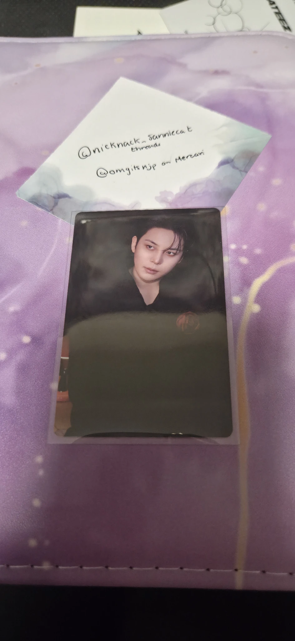 ATEEZ Jongho ATEEZ - Jongho - GOLDEN HOUR : Part.5 Album poca album diary version image card listing photo 1