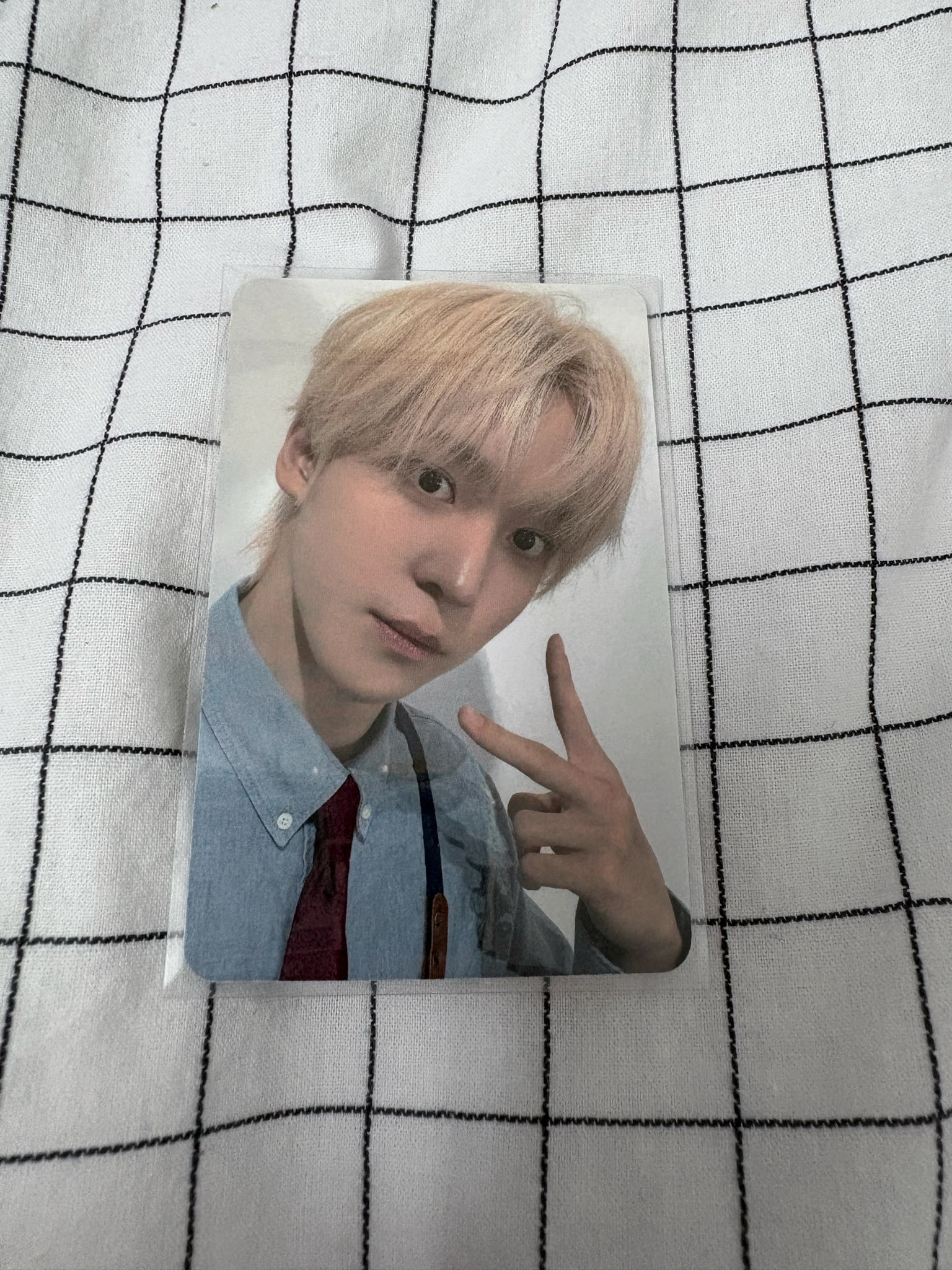 ATEEZ Yunho ATEEZ - Yunho - GOLDEN HOUR : Part.5 Album apple music cafe event video call (fancall) round 2 double-sided listing photo 1