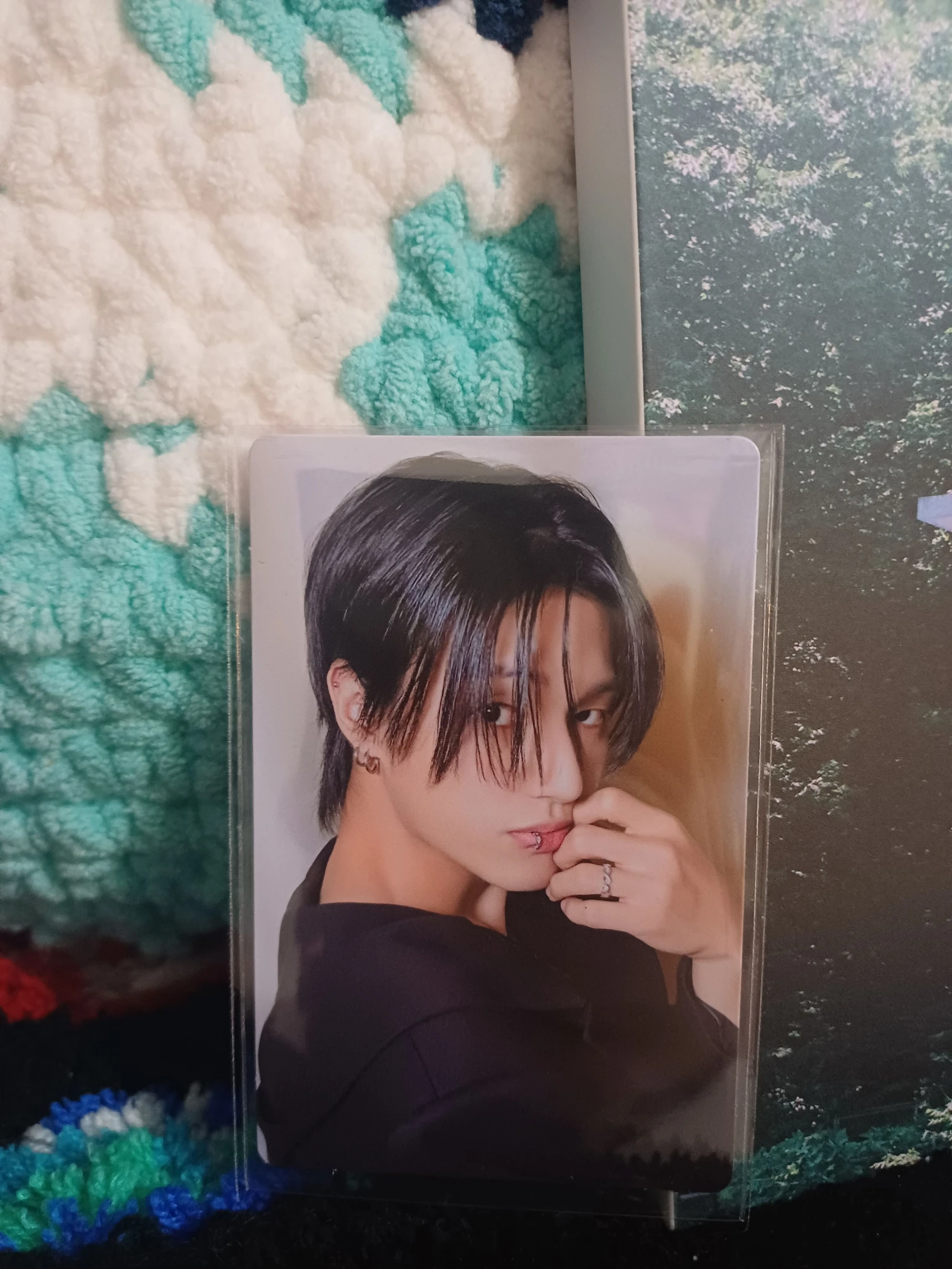 ATEEZ Wooyoung ATEEZ - Wooyoung - Golden Hour : Part 2 Album poca album diary version A version listing photo 1