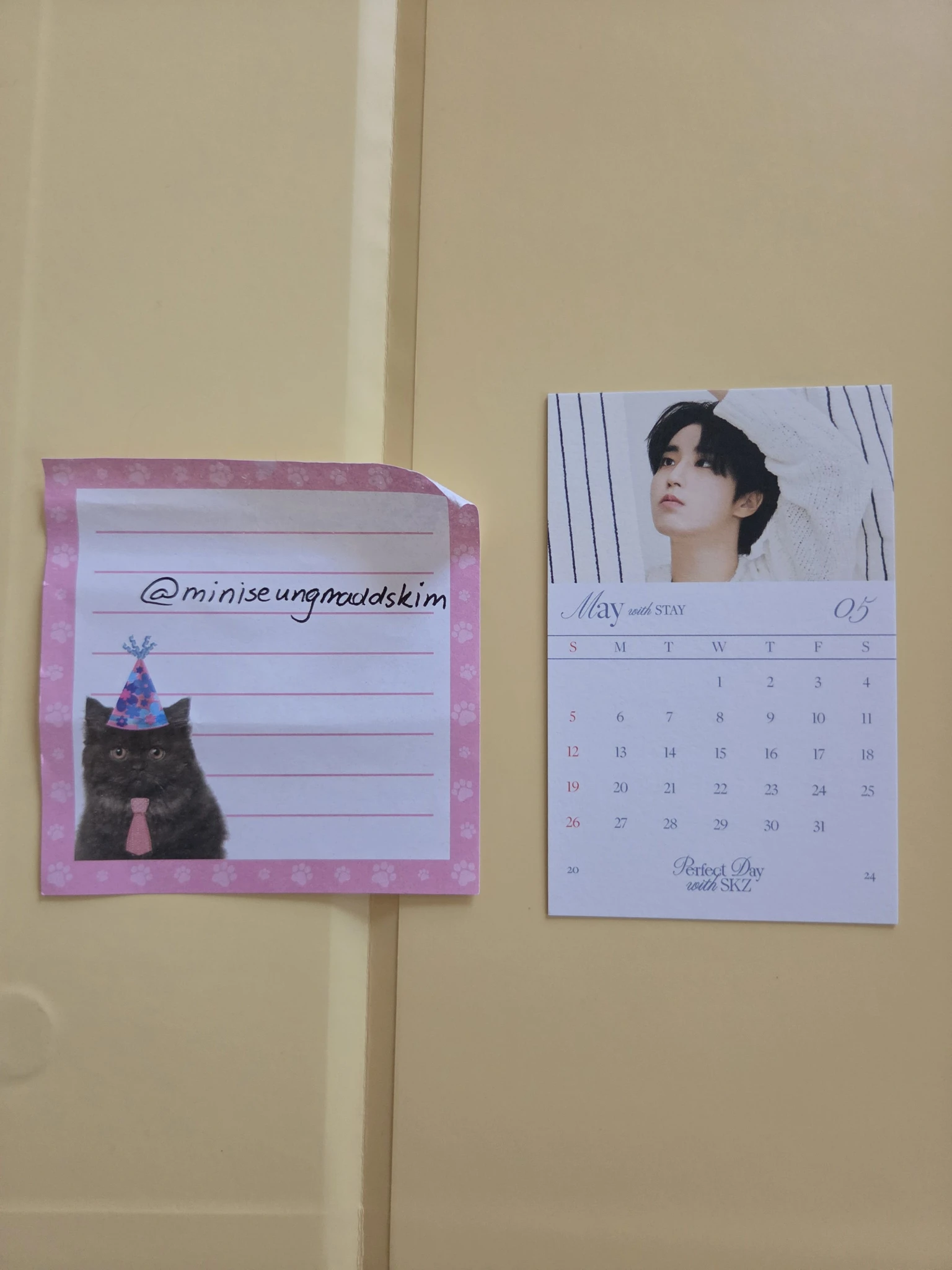 Stray Kids HAN Stray Kids - HAN - 2024 Season's Greetings - Perfect Day with SKZ Other photocard calendar photocard set kit inclusion season's greetings listing photo 1