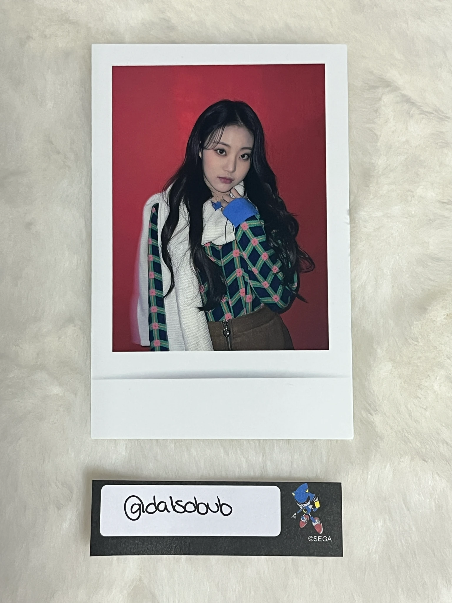 Billlie Sheon Billlie - Sheon - Snowy Night Album polaroid set listing photo 1