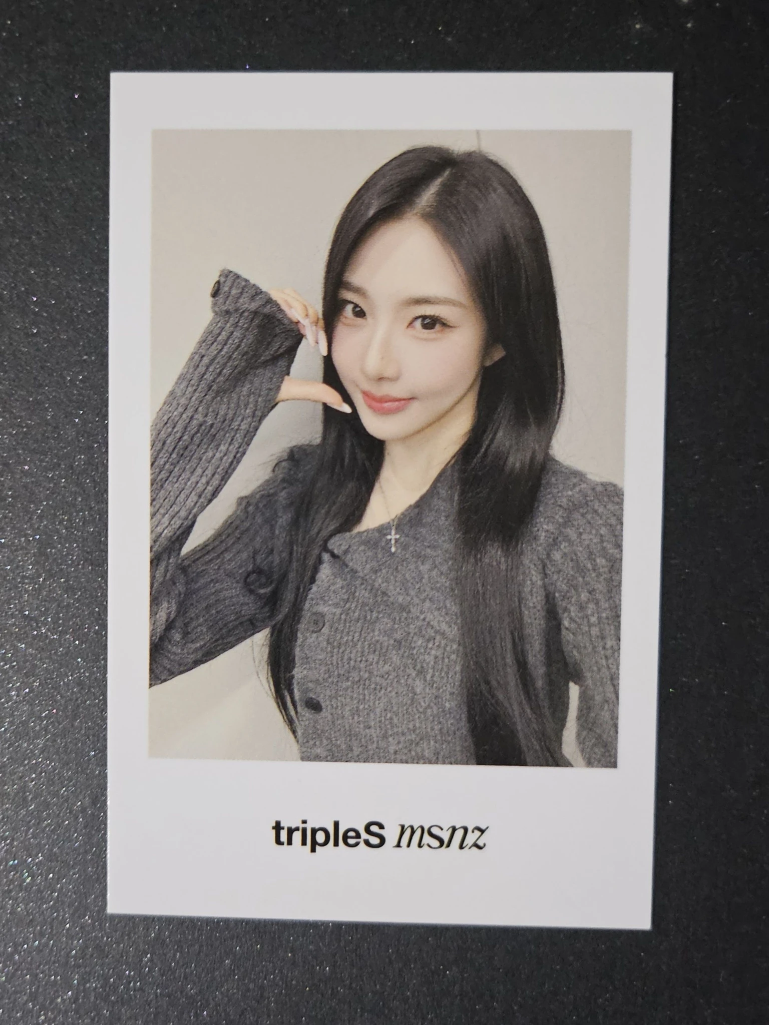 tripleS Xinyu tripleS - Xinyu - Beyond Beauty Album mystargoods (MSG) fansign polaroid listing photo 1