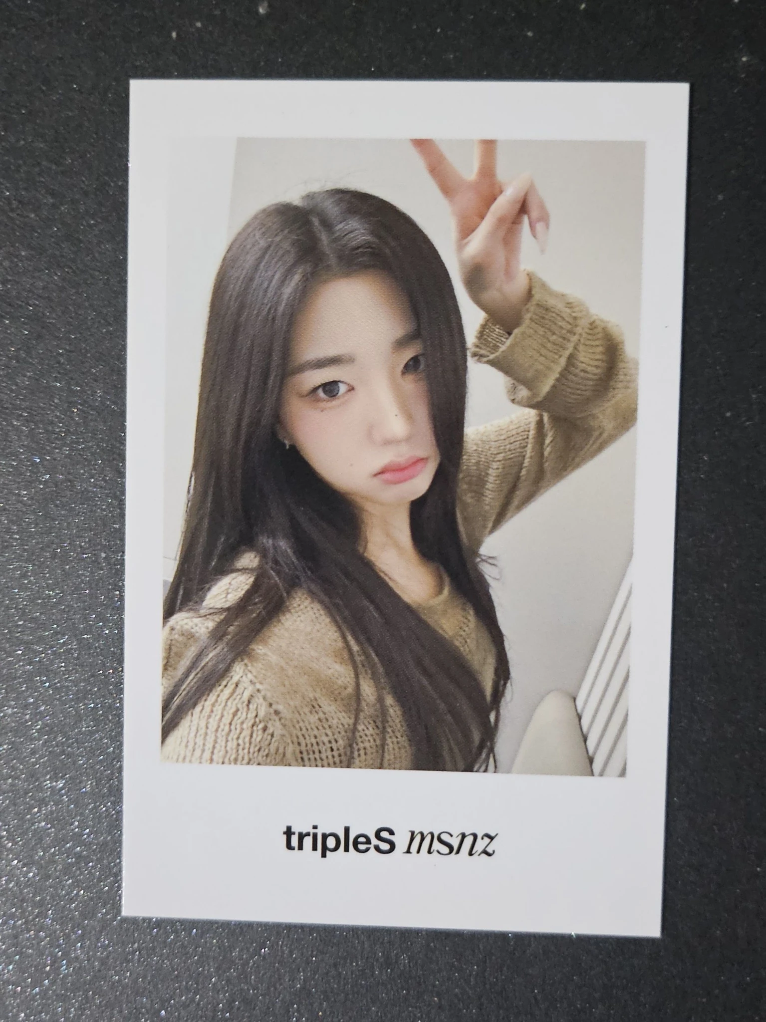 tripleS Sohyun tripleS - Sohyun - Beyond Beauty Album mystargoods (MSG) fansign polaroid listing photo 1