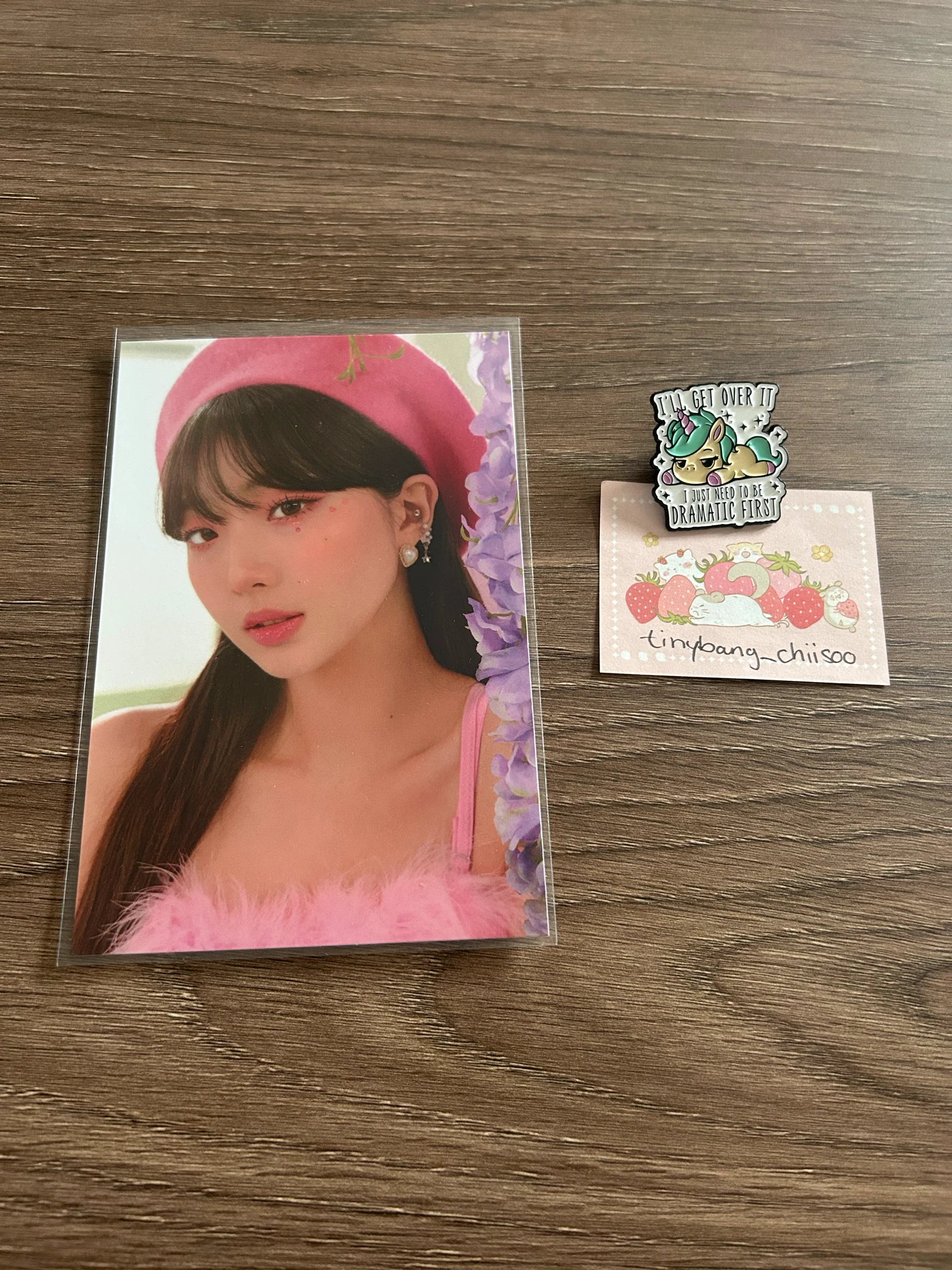 LOONA YeoJin LOONA - YeoJin - Flip That Album postcard makestar postcard set listing photo 1