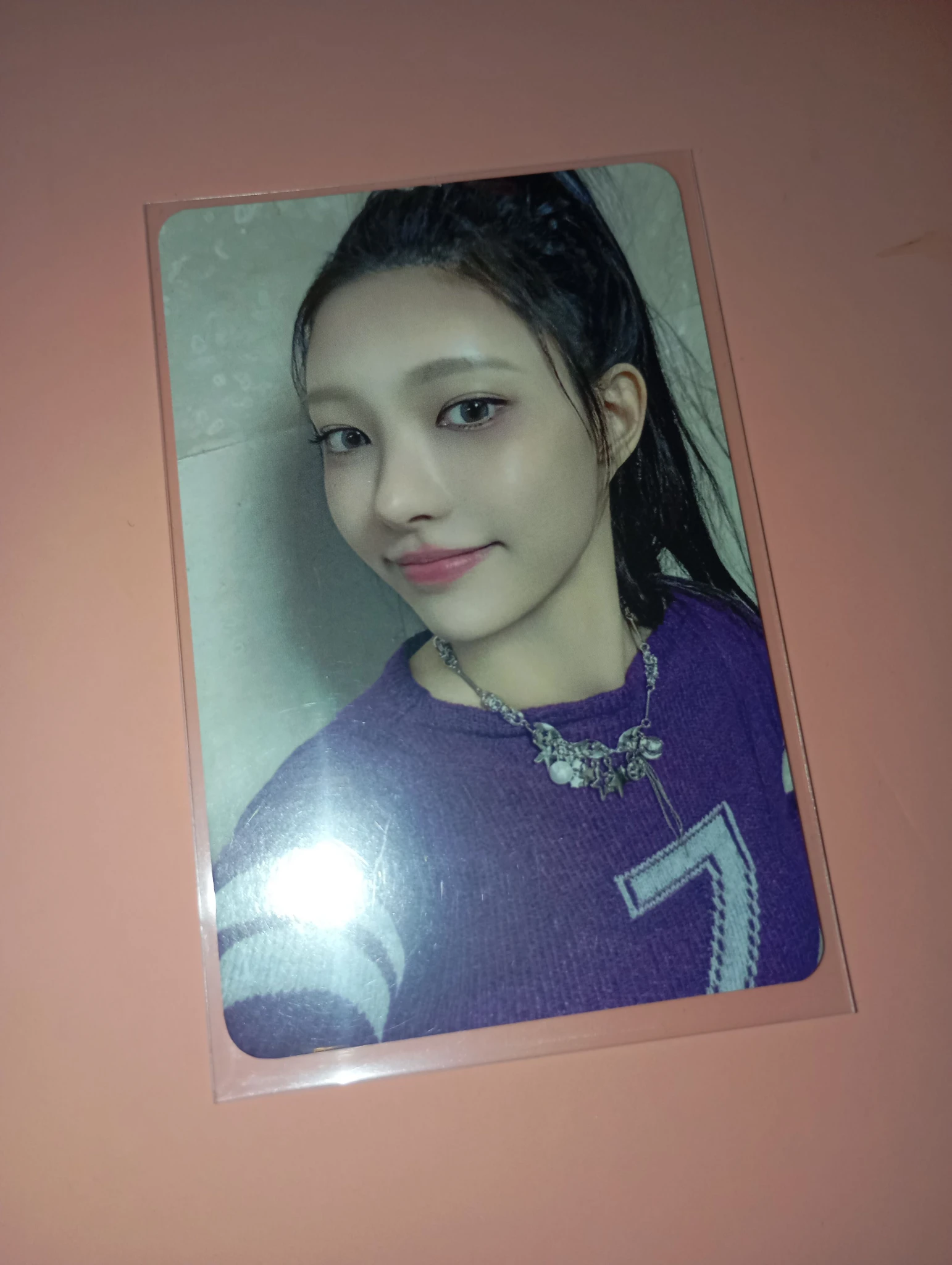 ILLIT Yunah ILLIT - Yunah - SUPER REAL ME Album round 4 lucky draw (LD) idoustage bad image - replace listing photo 1
