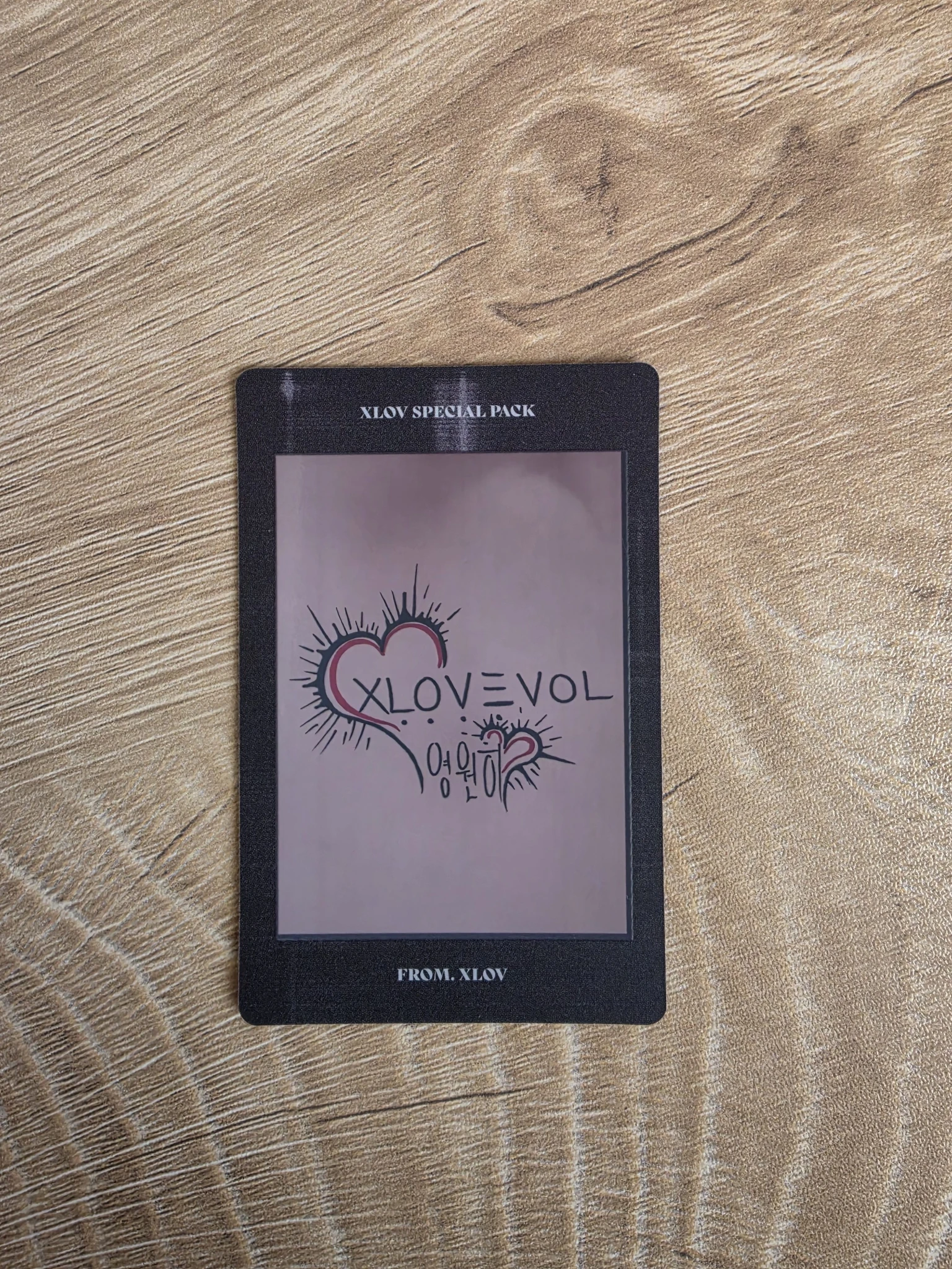 XLOV Wumuti XLOV - Wumuti - UXLXVE Album special pack Heat card message card listing photo 1