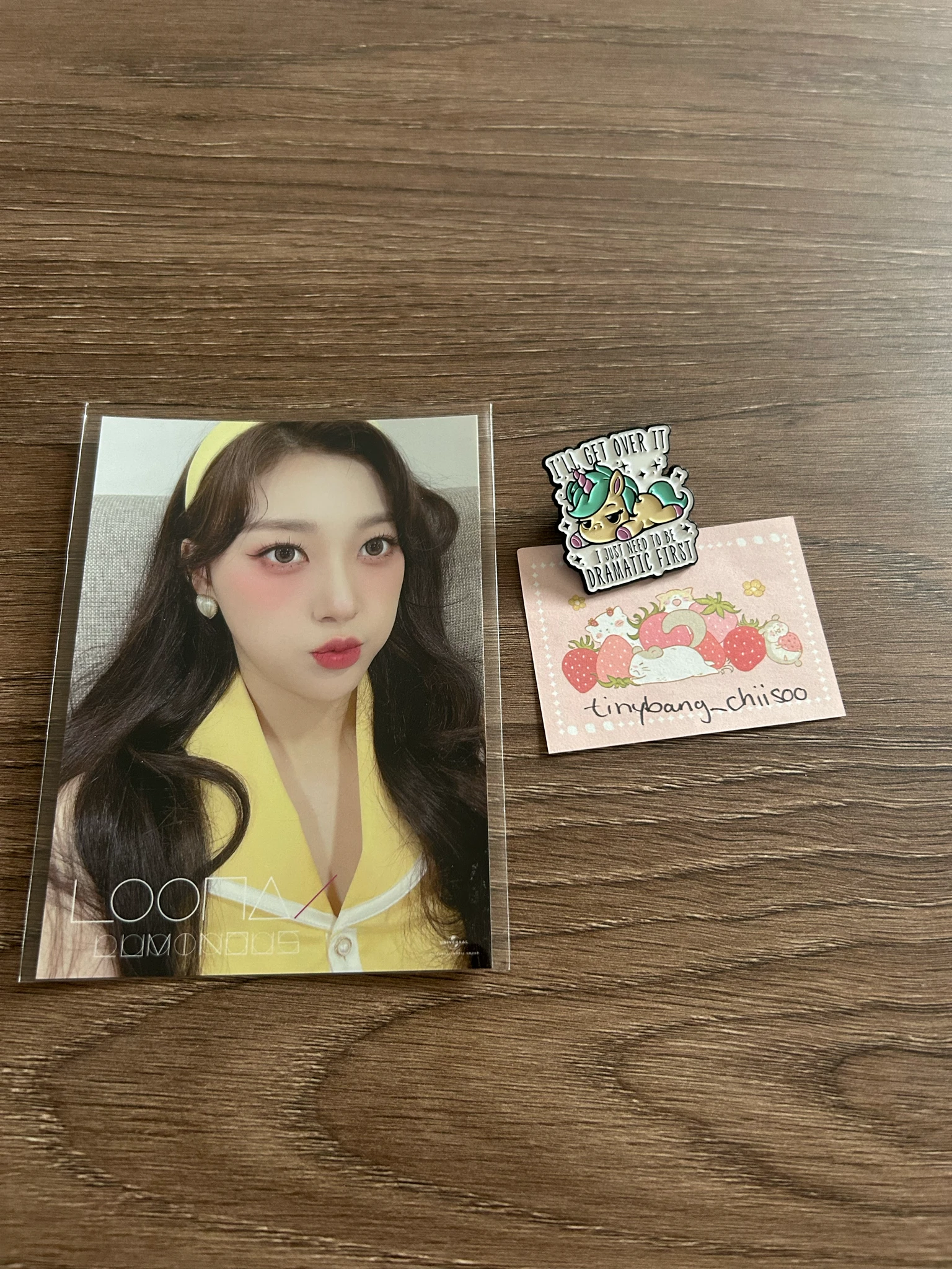 LOONA Choerry LOONA - Choerry - LUMINOUS Album ums japan (universal music store) pob (pre-order benefit) photo print supplemental listing photo 1