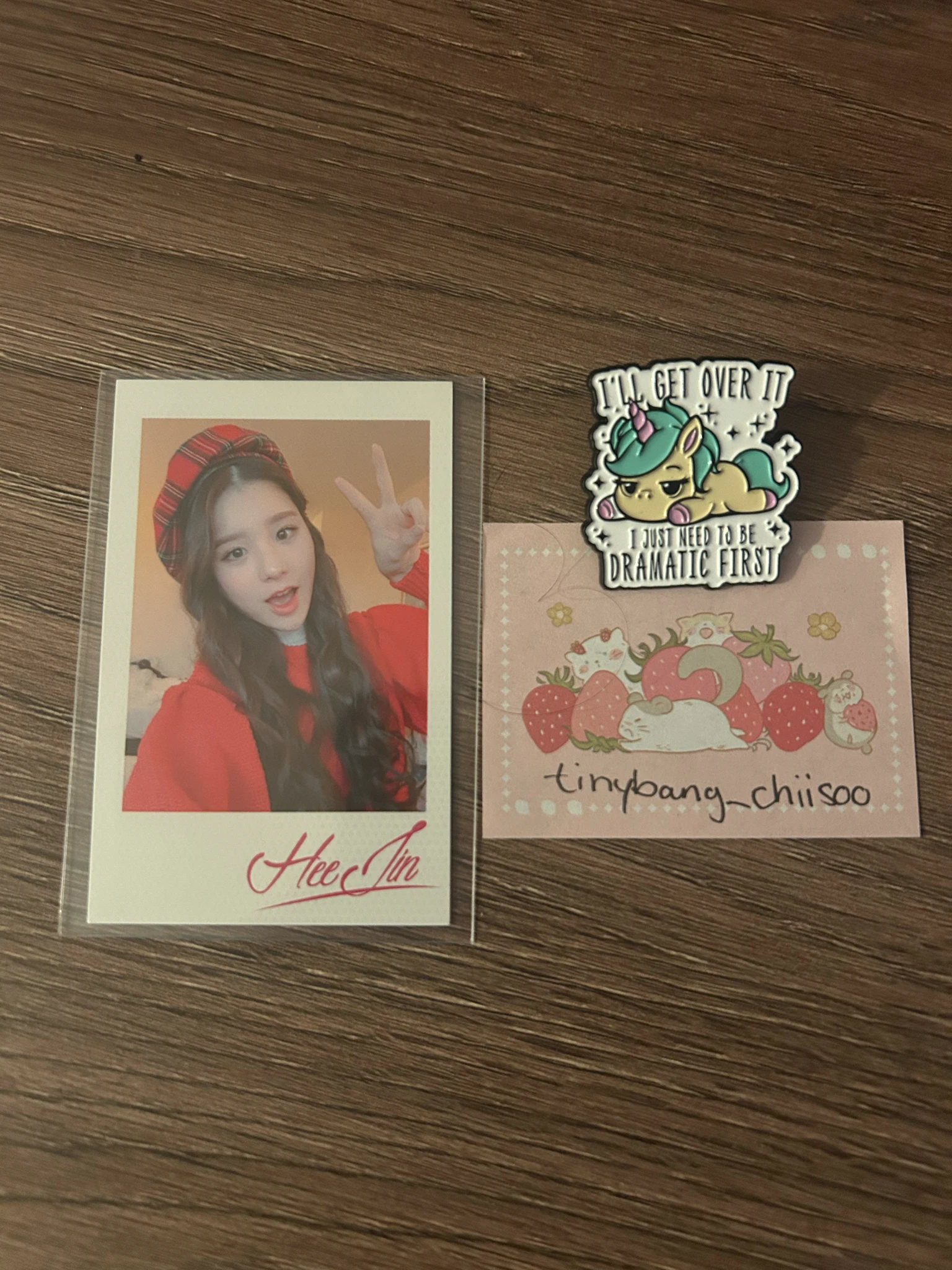 LOONA HeeJin LOONA - HeeJin - Line&Up Event polaroid polaroid set listing photo 1