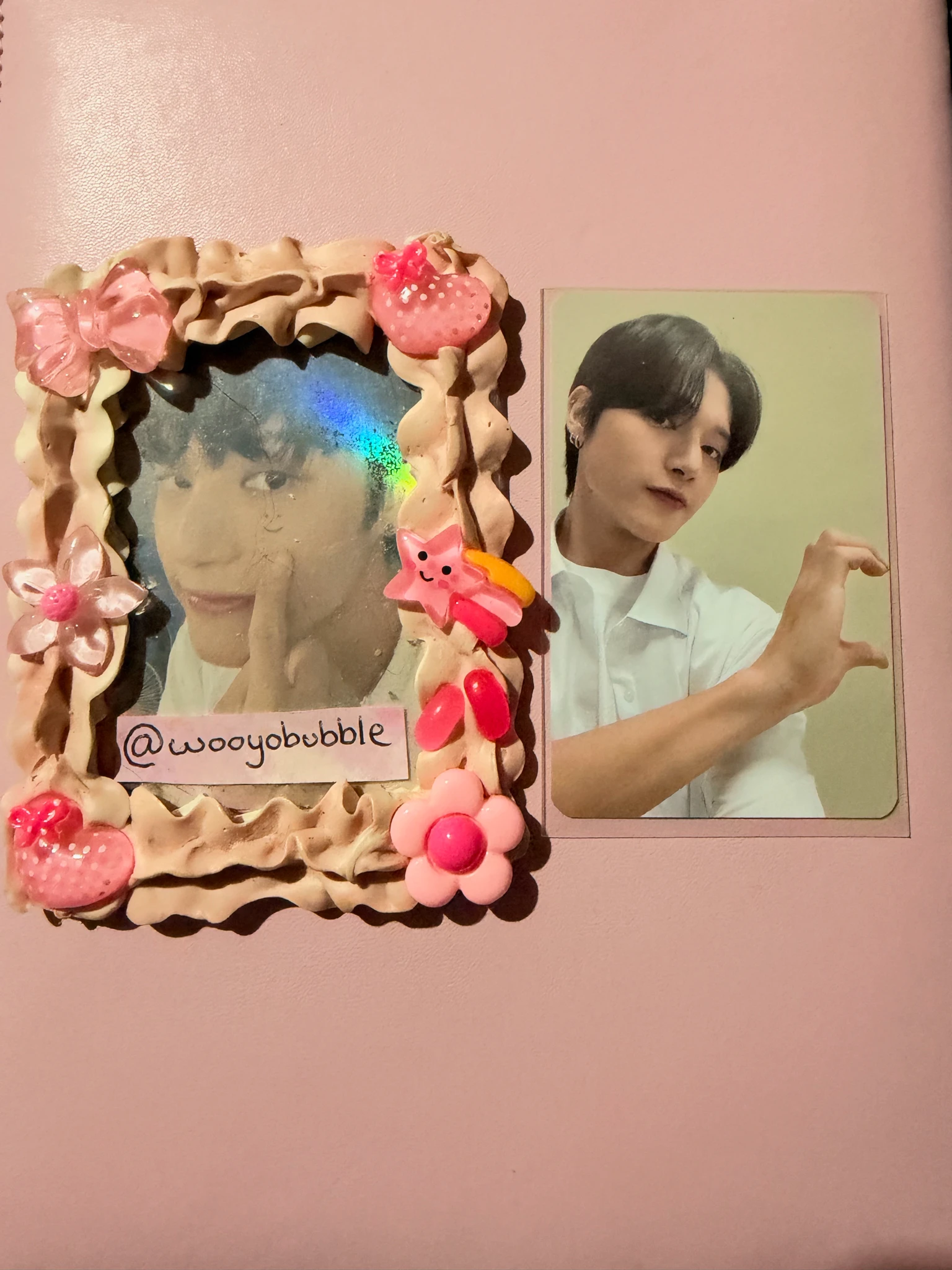 ATEEZ Wooyoung ATEEZ - Wooyoung - Ateez x Nacific Other round 6 nacific double-sided listing photo 1