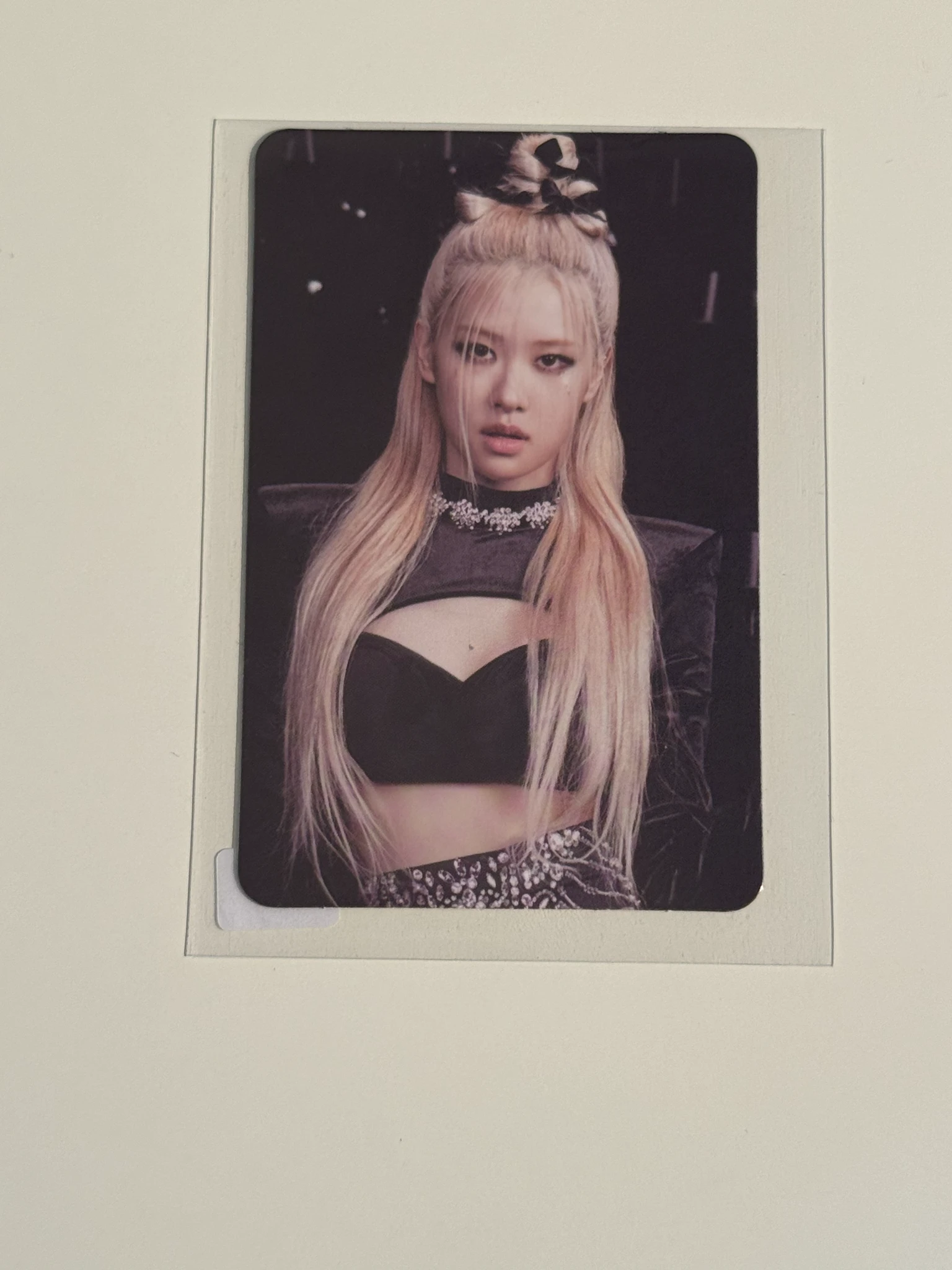 BLACKPINK Rosé BLACKPINK - Rosé - BORN PINK Album synnara pob (pre-order benefit) holographic (hologram) listing photo 1