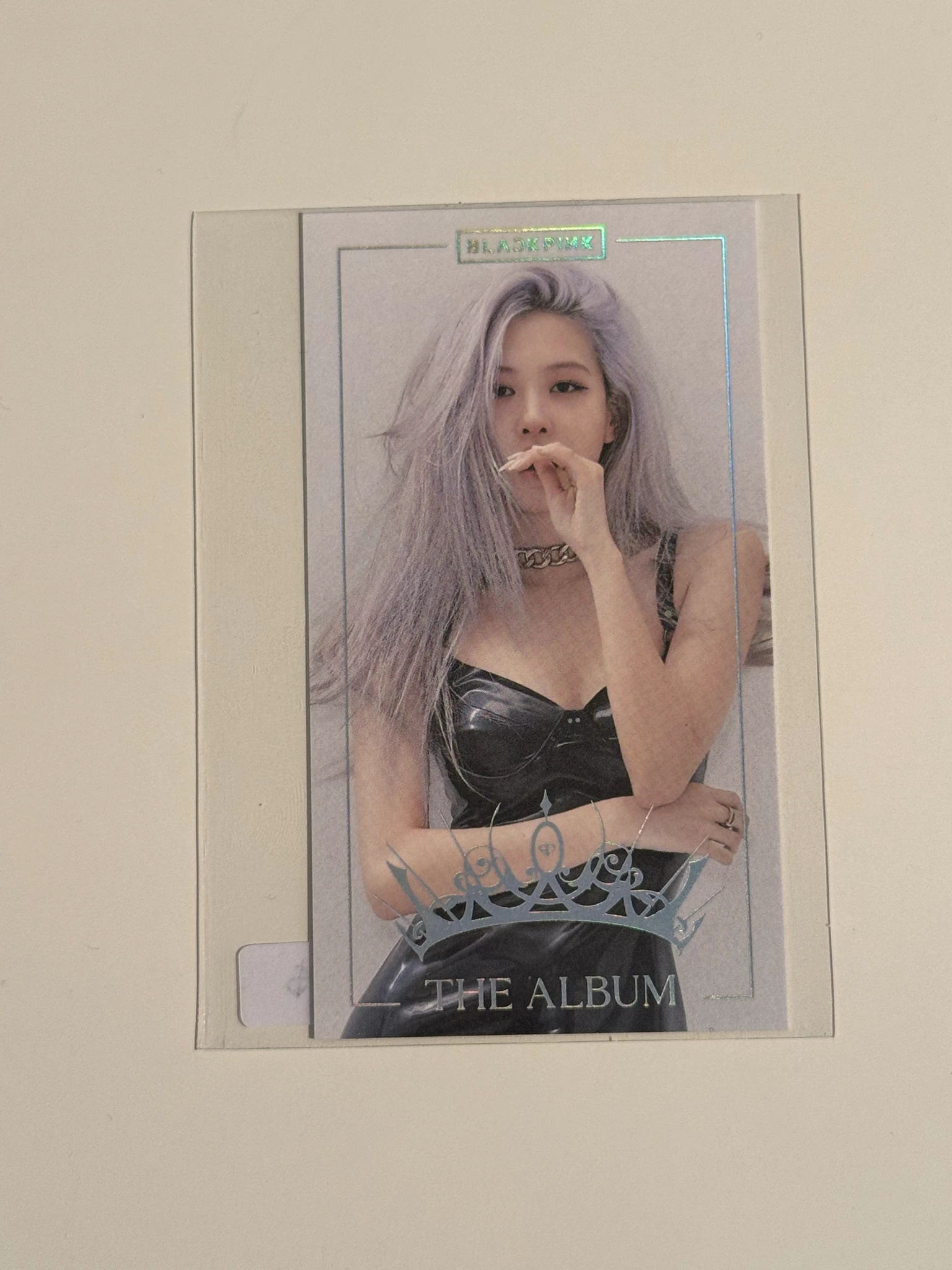 BLACKPINK Rosé BLACKPINK - Rosé - THE ALBUM Album pob (pre-order benefit) yg select non-standard size holographic (hologram) listing photo 1