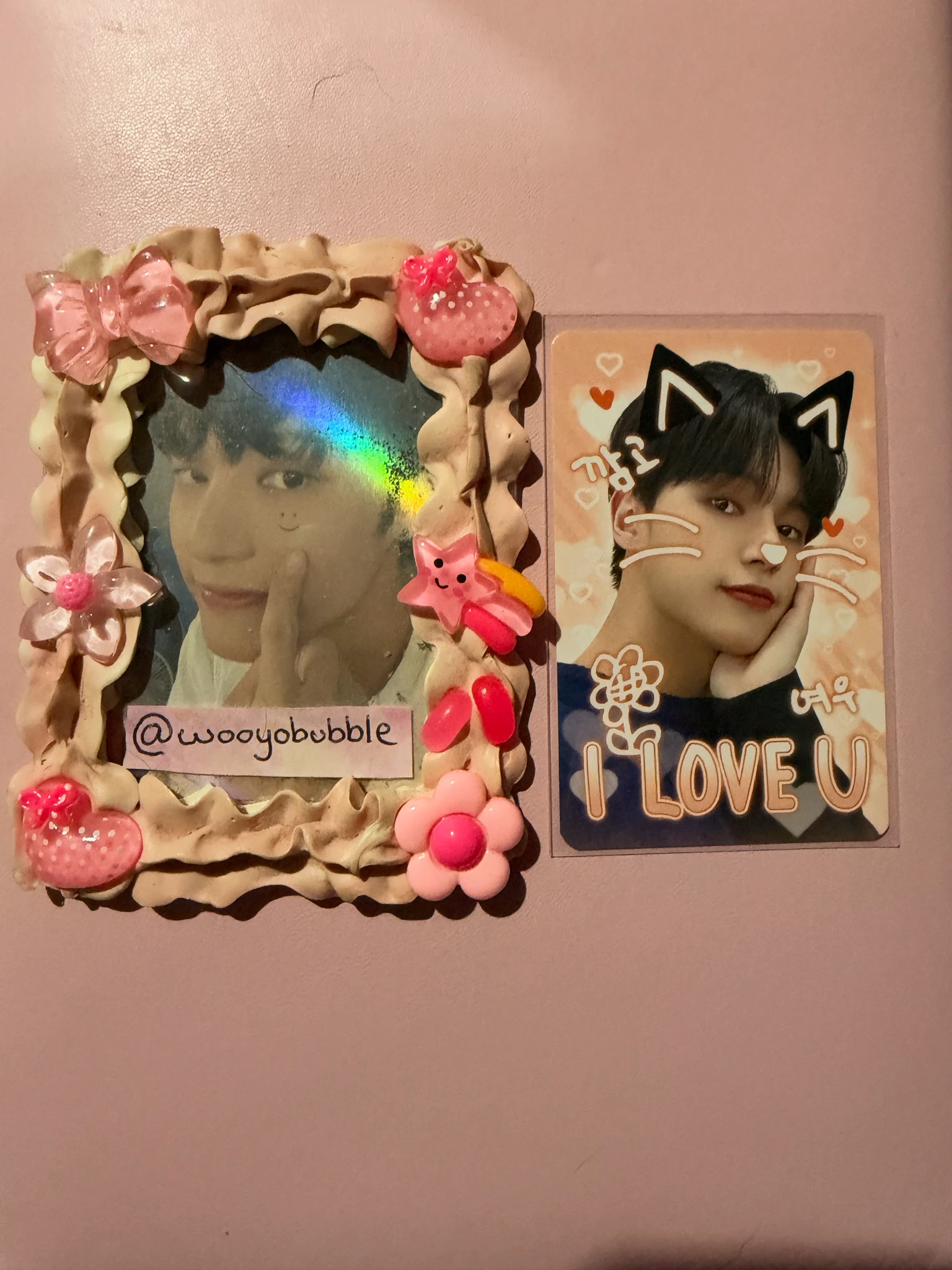 ATEEZ Wooyoung ATEEZ - Wooyoung - THE WORLD EP.FIN: WILL Album makestar lucky draw light back listing photo 1