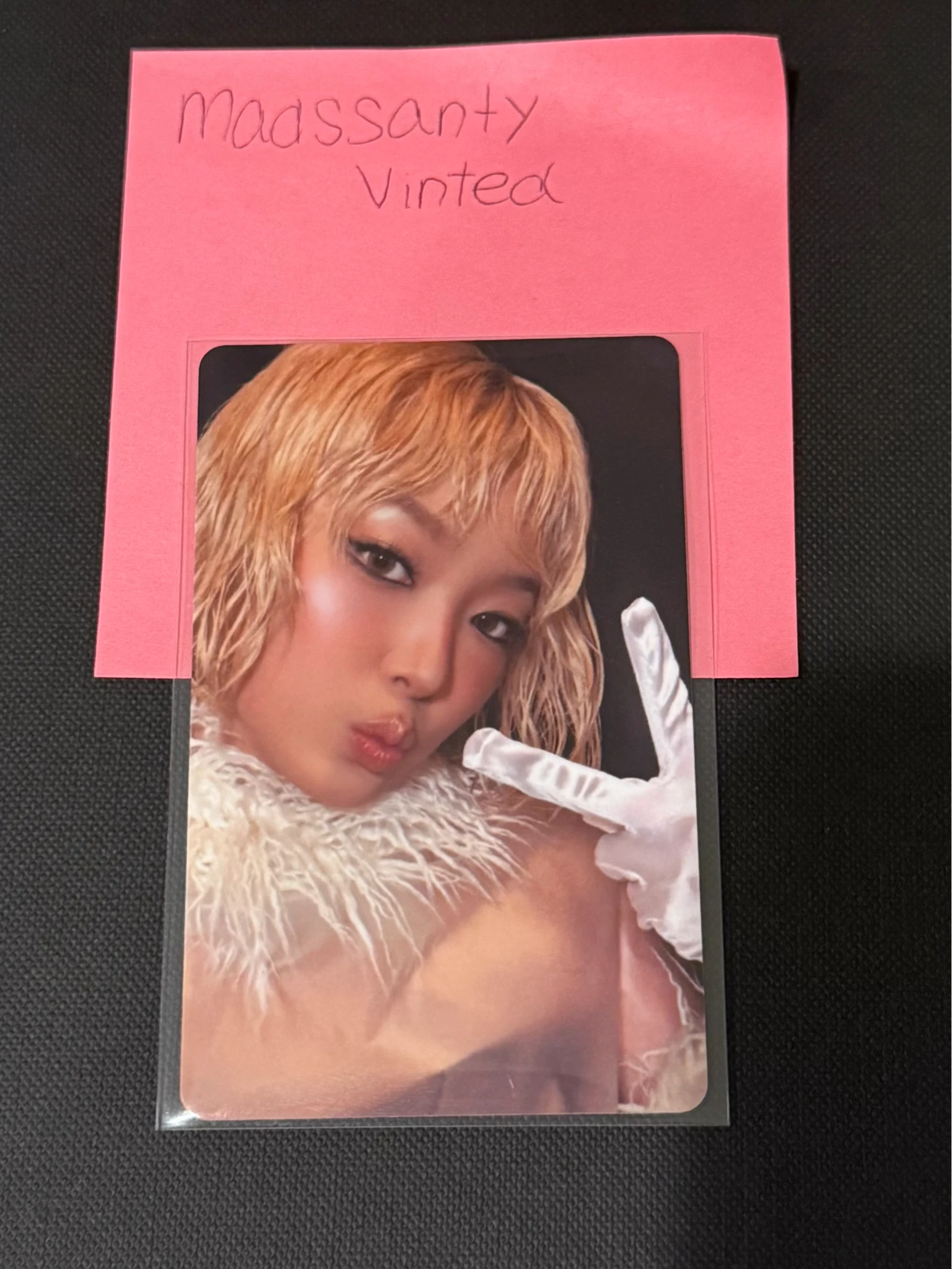 KATSEYE Yoonchae KATSEYE - Yoonchae - THE WILDWORLD TOUR Event merch photocard version 2 mini photocard listing photo 1