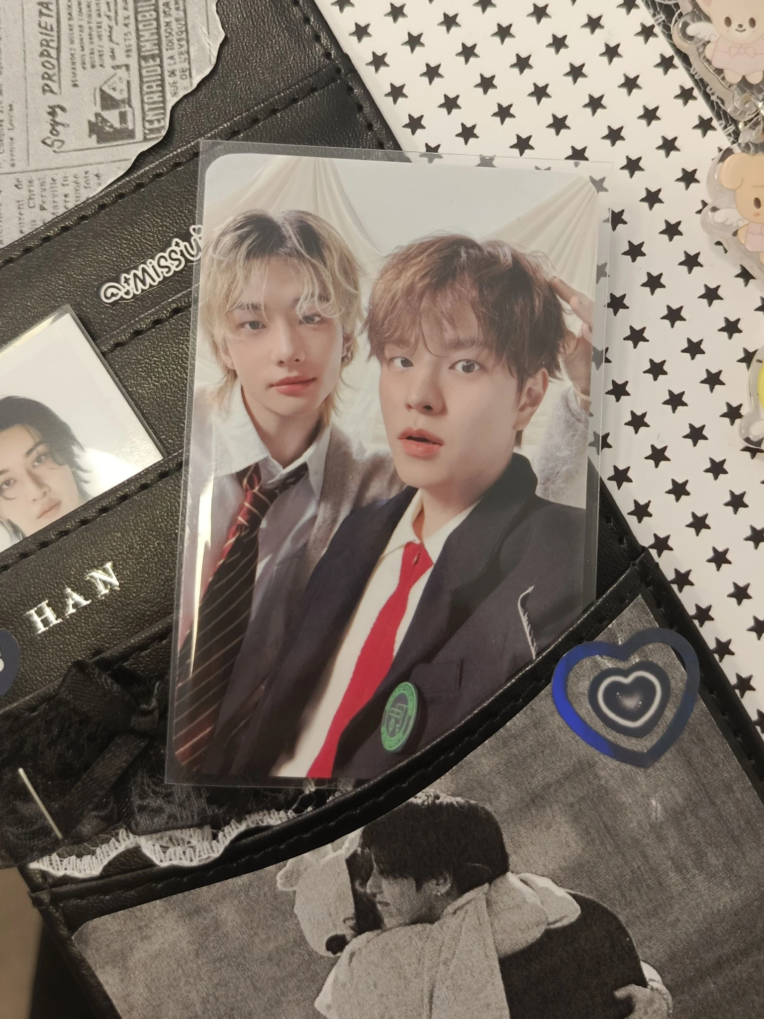 Stray Kids Stray Kids - Bang Chan & HAN - 6th Fanmeeting - STAY in Our Little House Event merch photocard bag listing photo 1