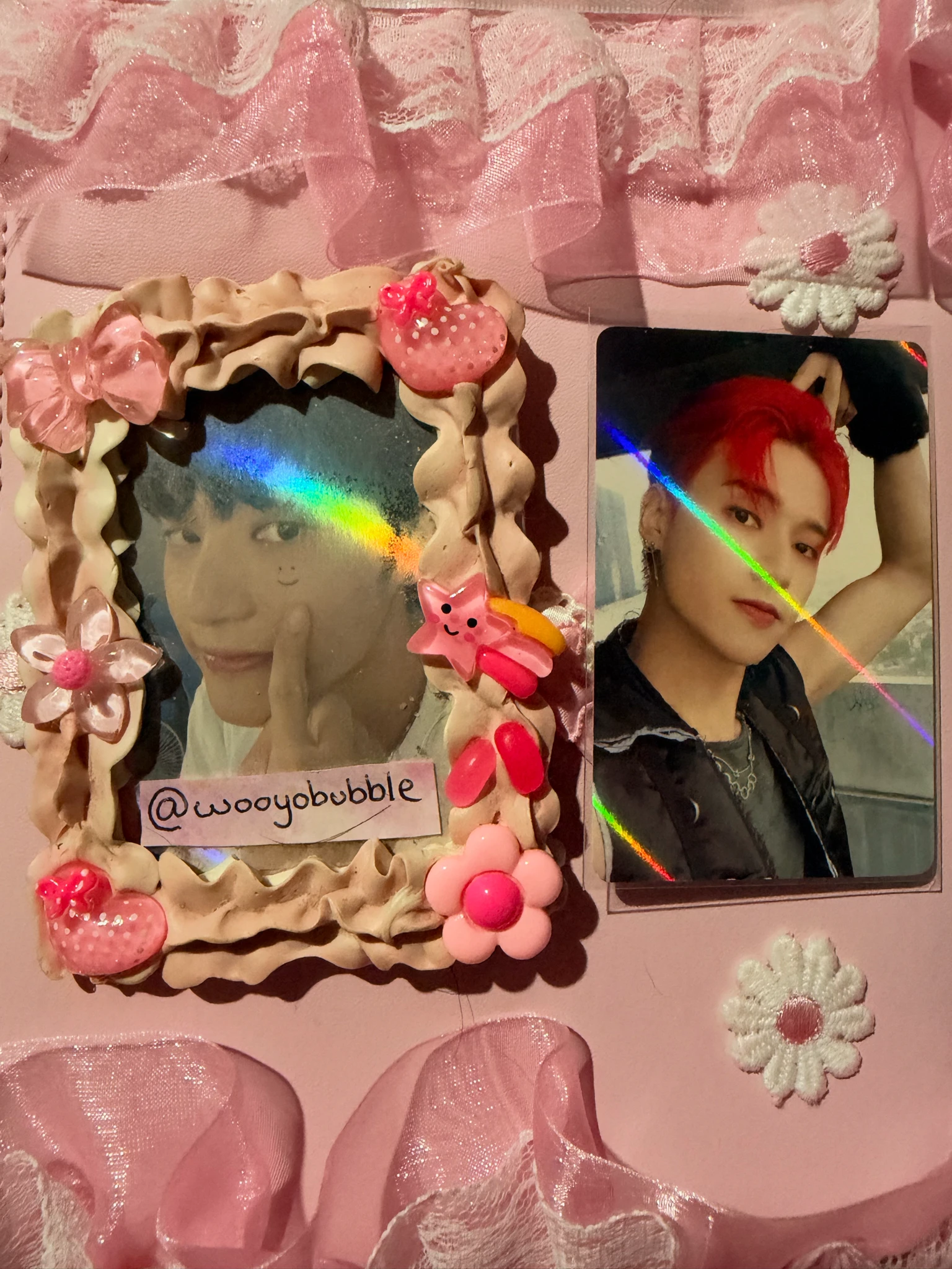 ATEEZ Wooyoung ATEEZ - Wooyoung - SPIN OFF : FROM THE WITNESS Album makestar holographic (hologram) pre-order benefit (pob) listing photo 1