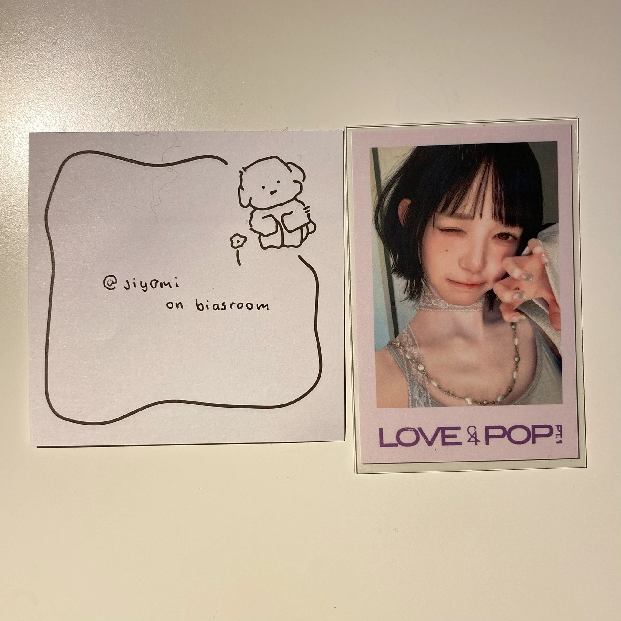 tripleS Chaewon tripleS - Chaewon - LOVE&POP pt.1 Album everline showcase polaroid listing photo 1