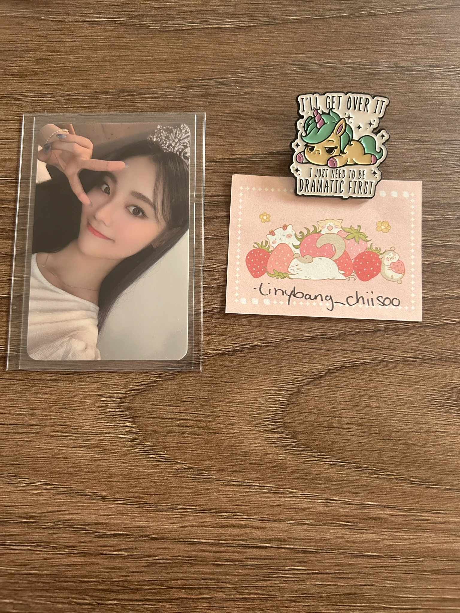 LOONA JinSoul LOONA - JinSoul - Lightstick Other lightstick 1st anniversary merch photocard pre-order benefit photocard set listing photo 1