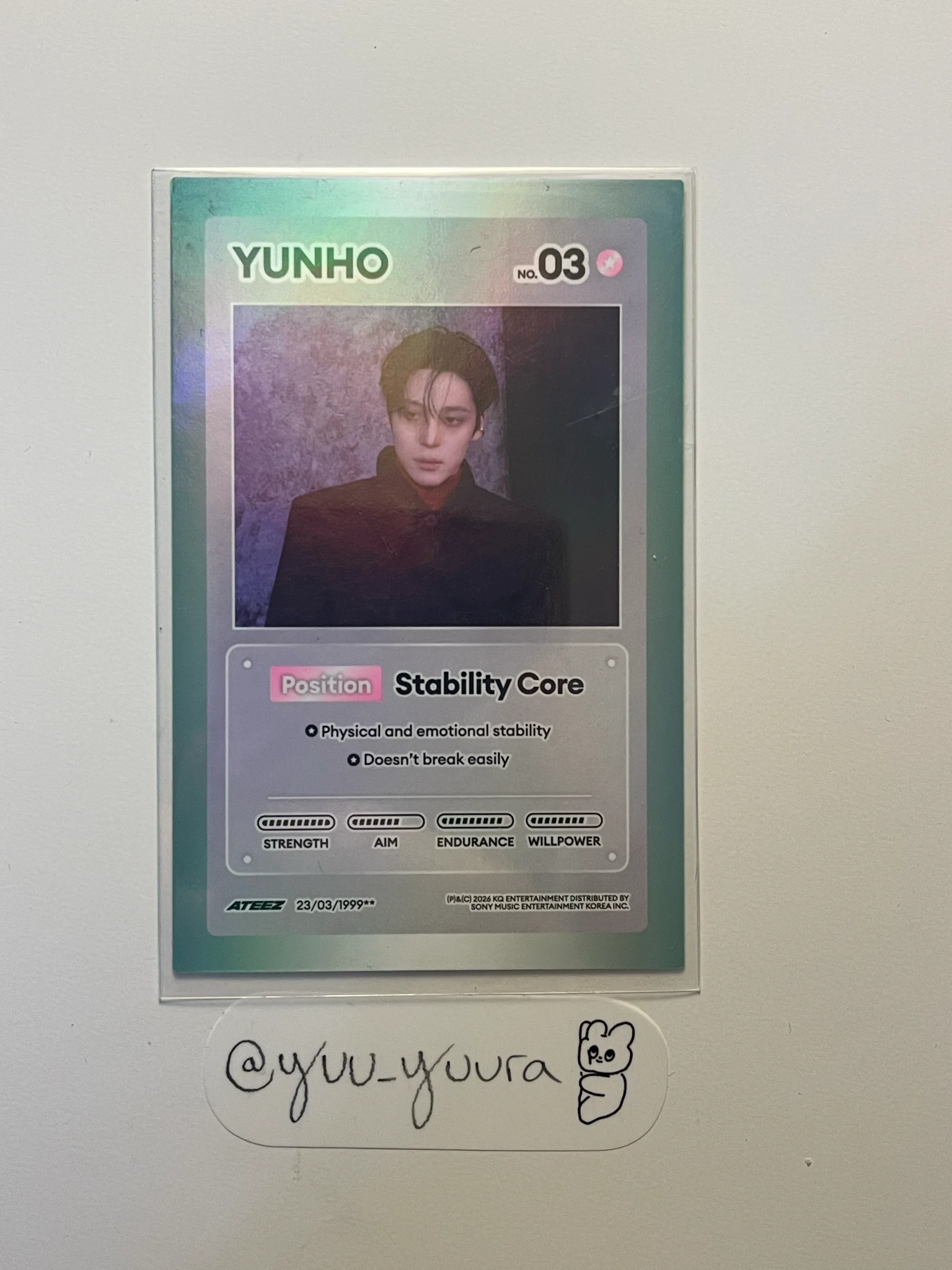 ATEEZ Yunho ATEEZ - Yunho - GOLDEN HOUR : Part.5 Album holographic (hologram) listing photo 1