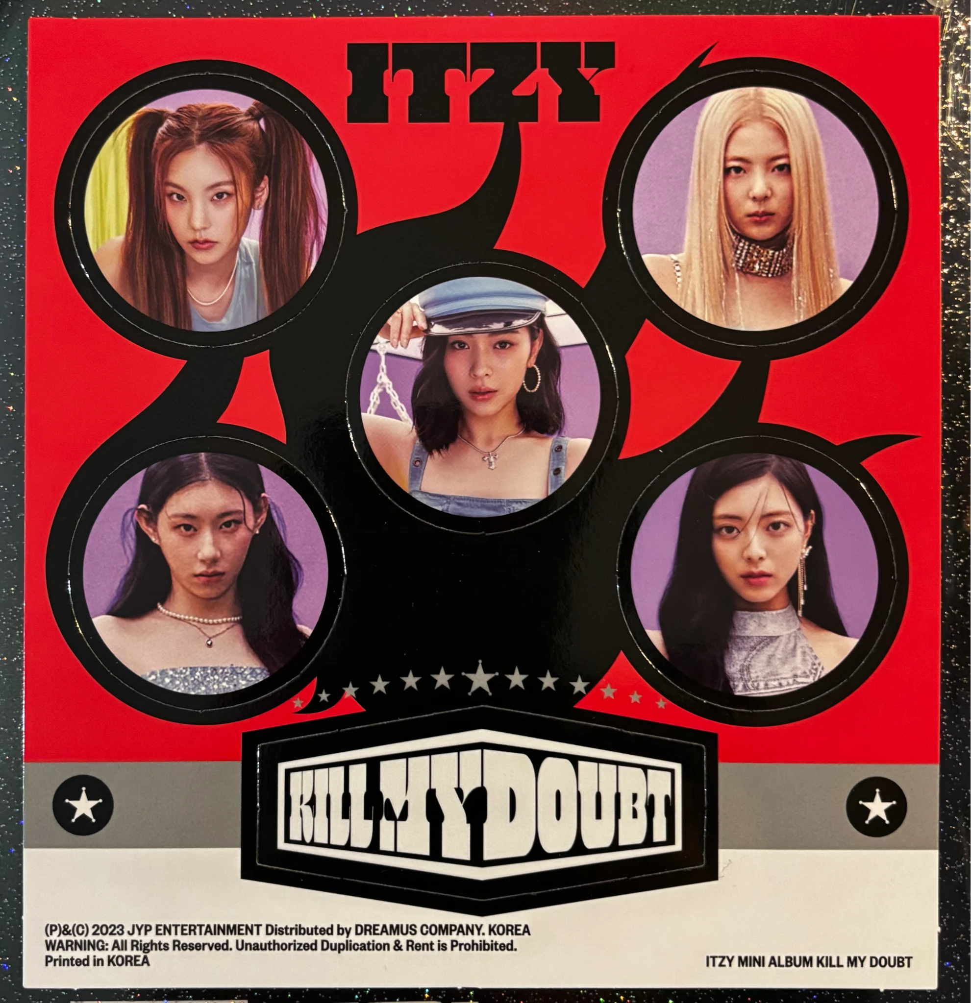 ITZY ITZY - KILL MY DOUBT Album album inclusion circle card B version first press only listing photo 1