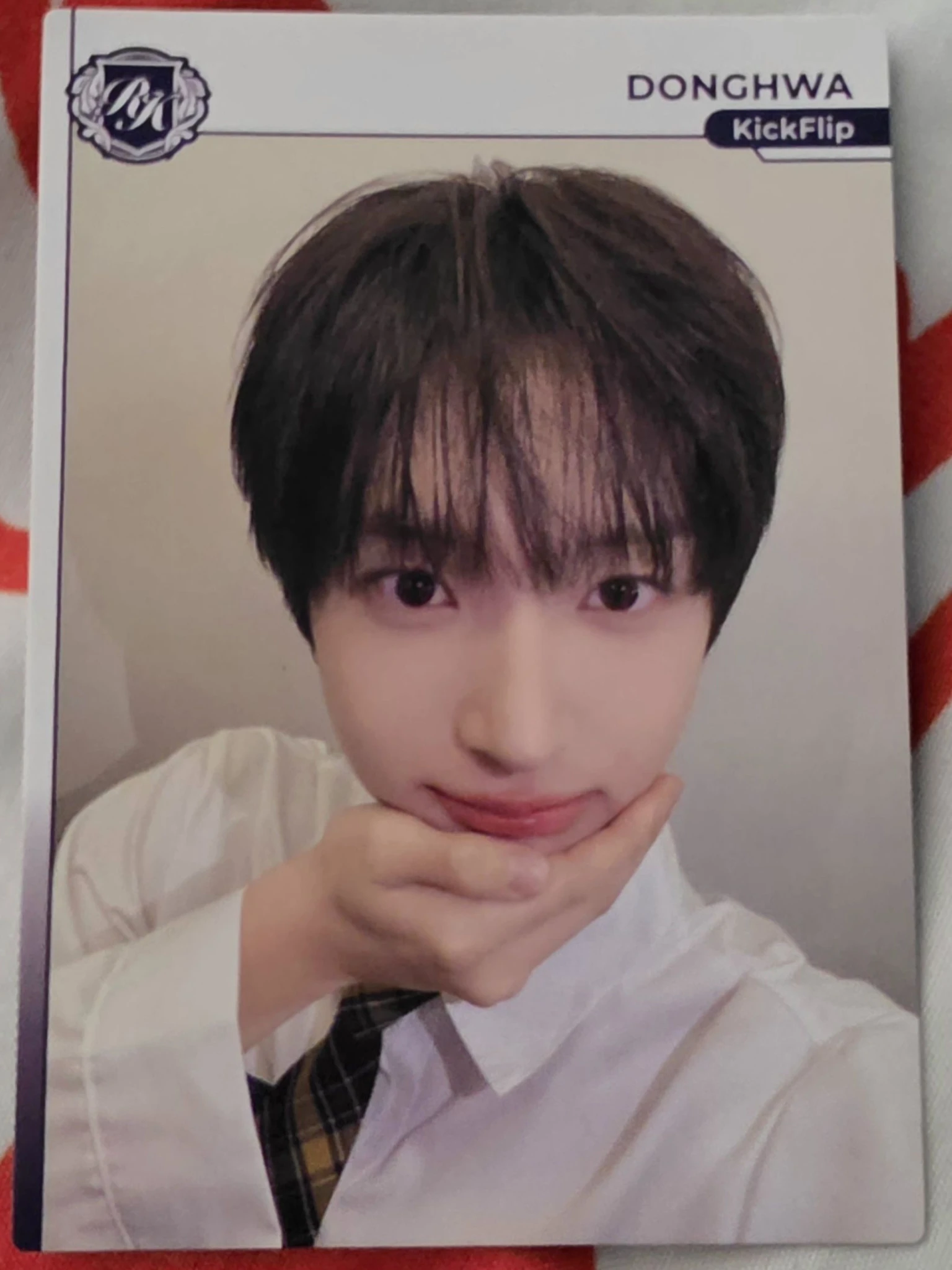 KickFlip Donghwa KickFlip - Donghwa - TELECA 2025 K-POP ROOKIE COLLECTION CARDS Other trading card trading pack listing photo 1