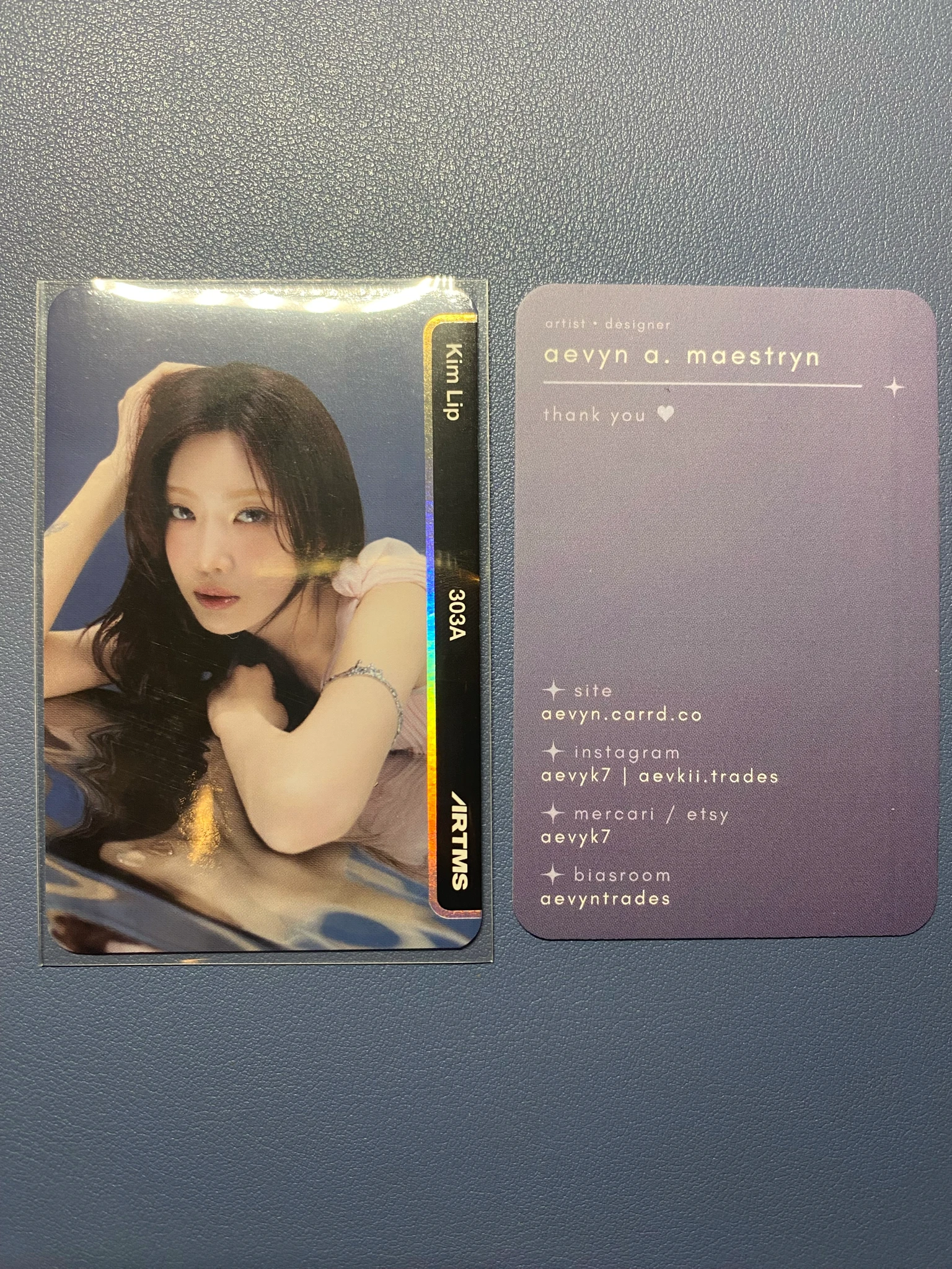 ARTMS Kim Lip ARTMS - Kim Lip - Club Icarus Album album photocard objekt music album listing photo 1
