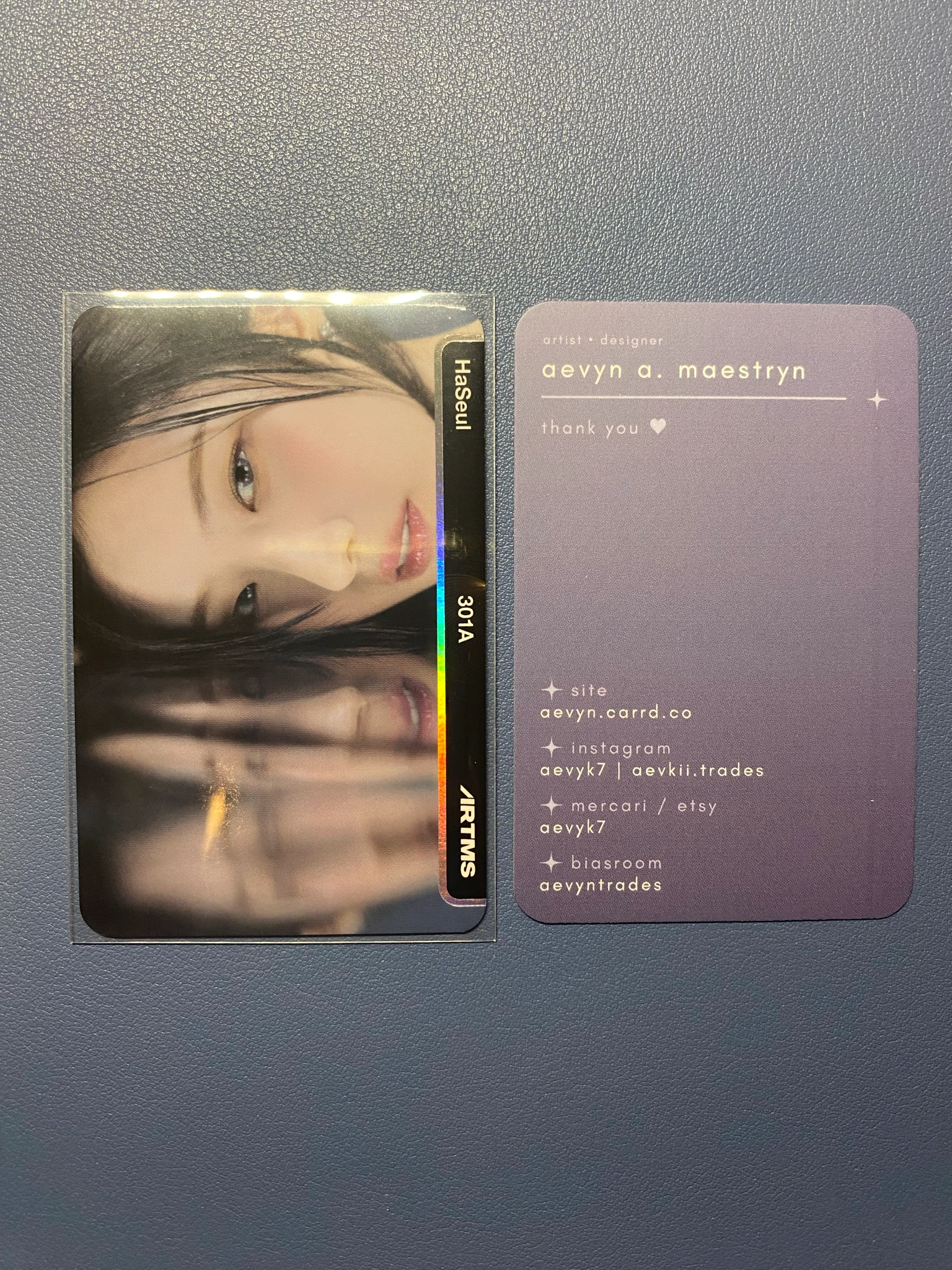 ARTMS HaSeul ARTMS - HaSeul - Club Icarus Album album photocard objekt music album listing photo 1