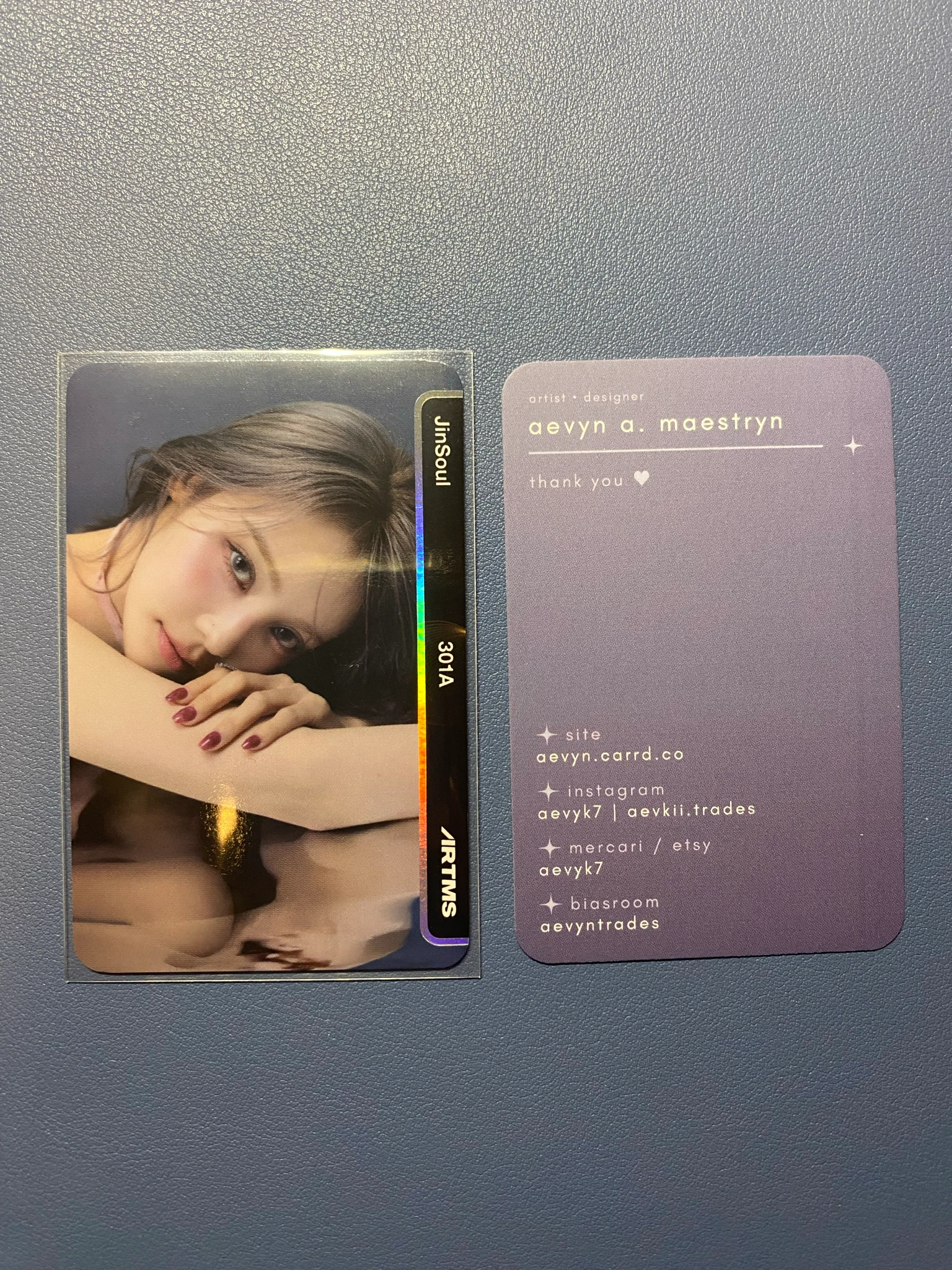 ARTMS JinSoul ARTMS - JinSoul - Club Icarus Album album photocard objekt music album listing photo 1