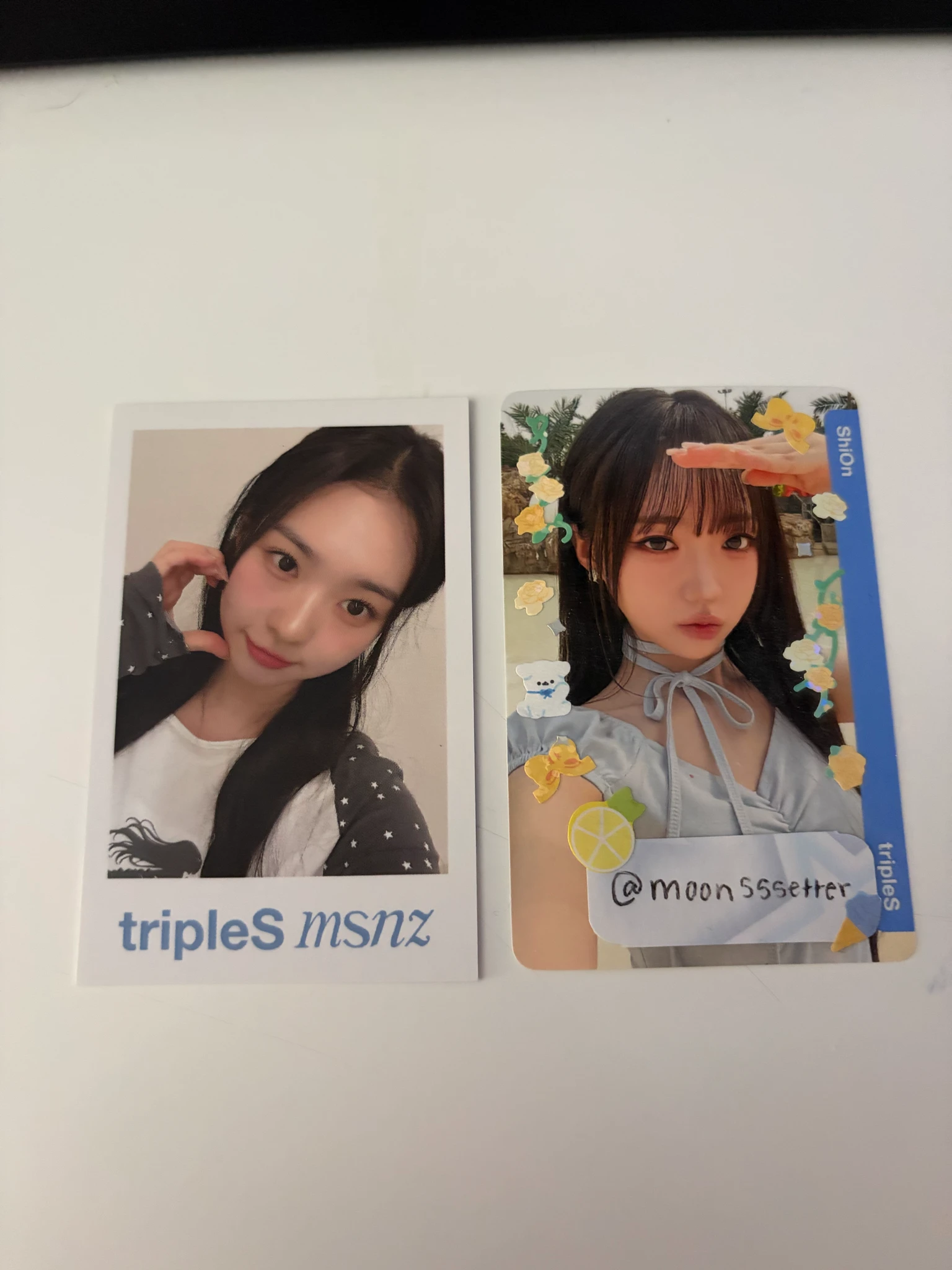 tripleS Soomin tripleS - Soomin - Beyond Beauty Album everline fansign round 4 polaroid listing photo 1