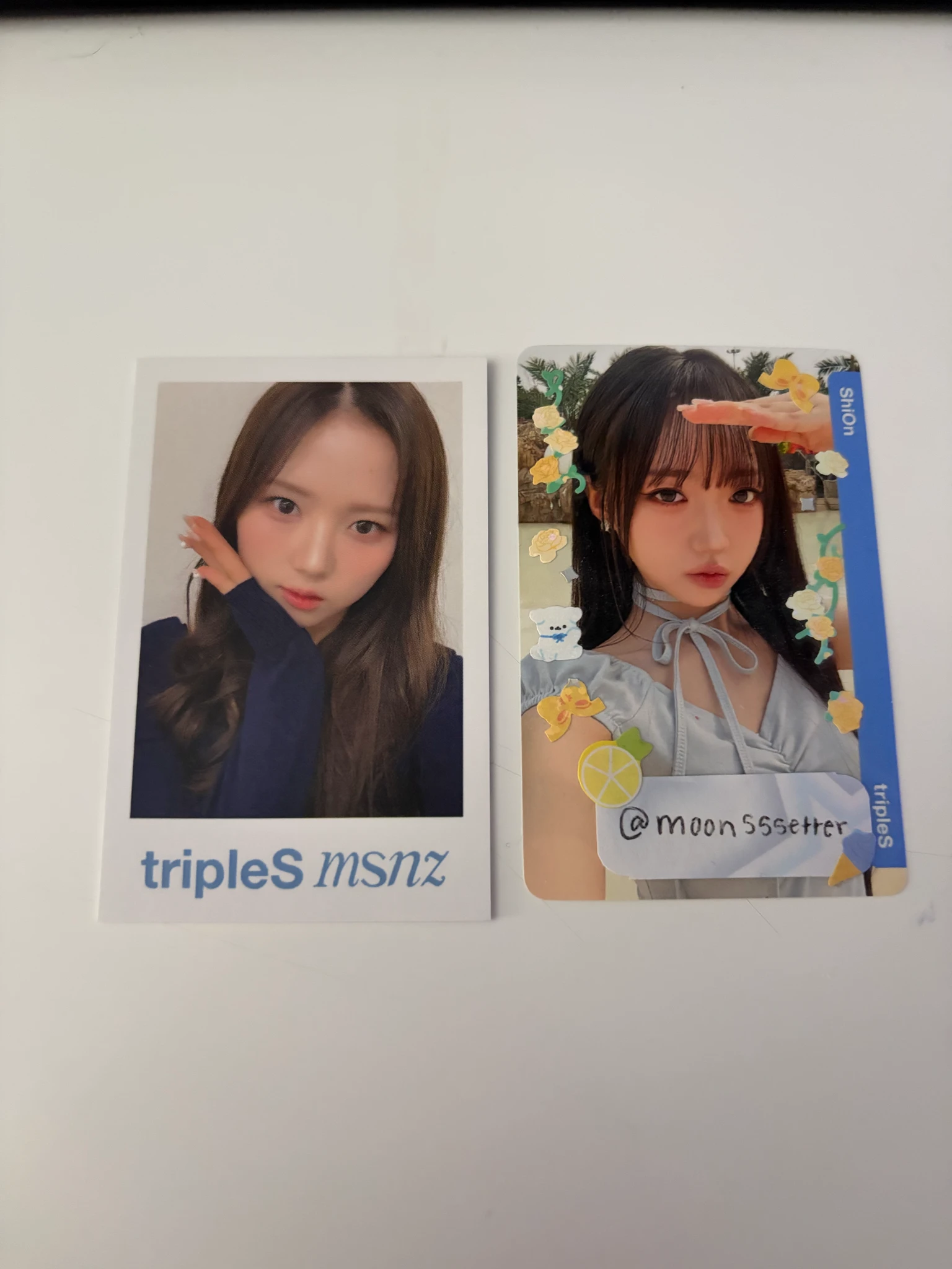 tripleS Jiwoo tripleS - Jiwoo - Beyond Beauty Album everline fansign polaroid listing photo 1