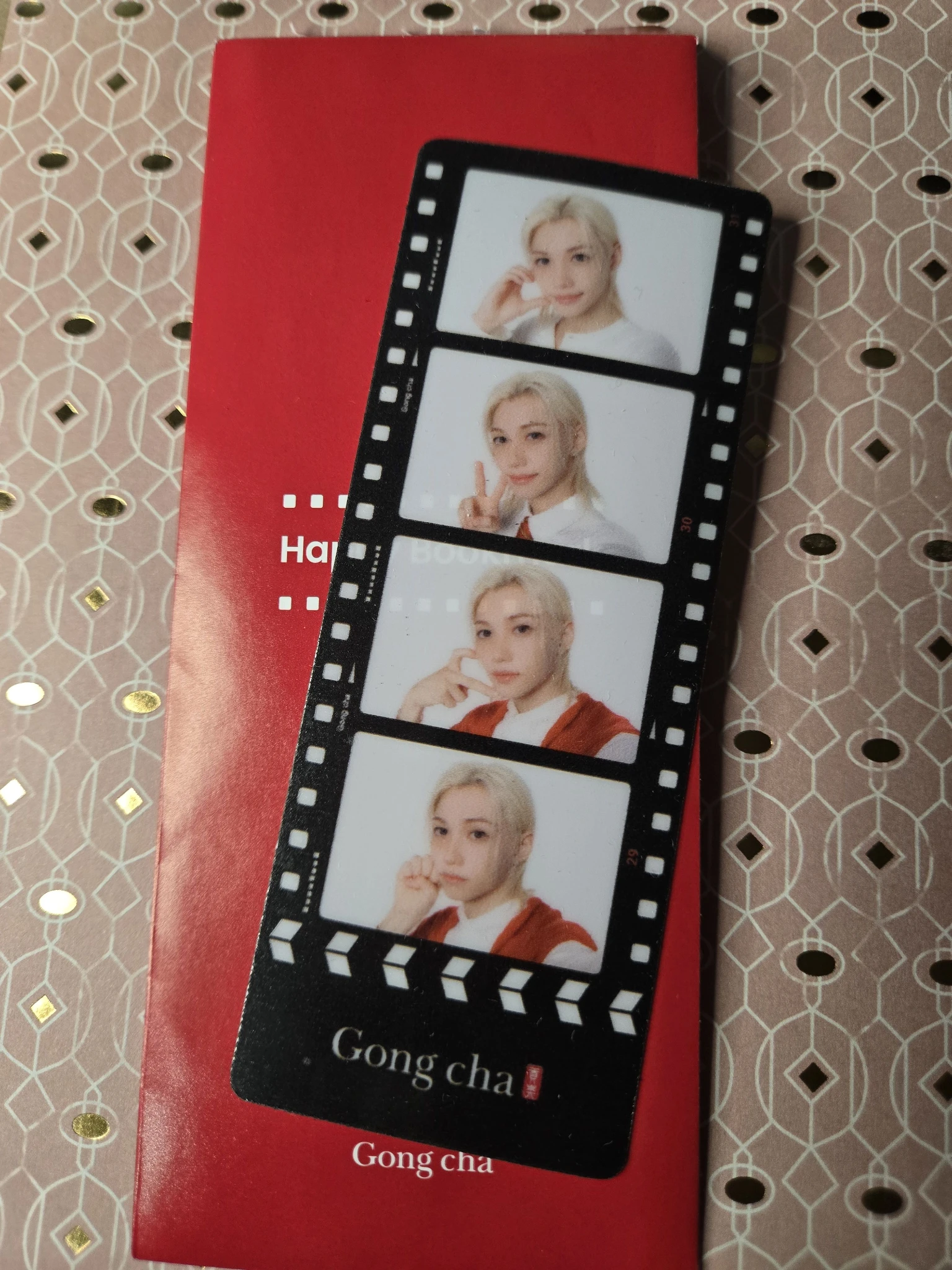 Stray Kids Felix Stray Kids - Felix - Felix x Gong Cha Other brand collaboration gong cha bookmark listing photo 1