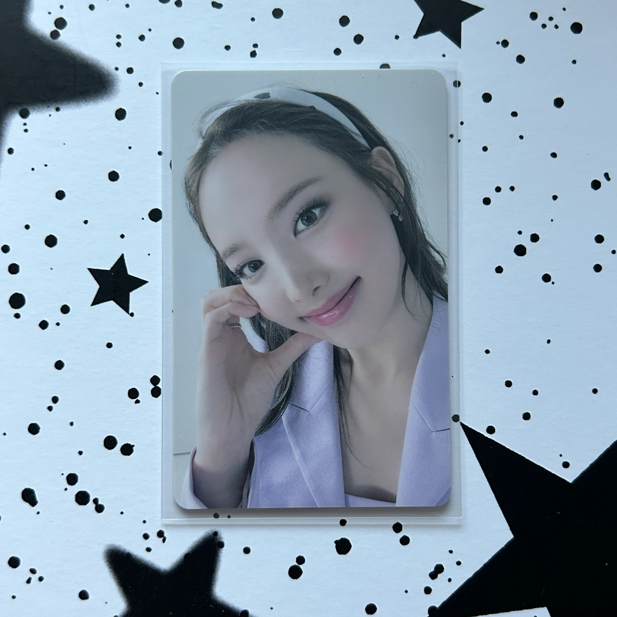 TWICE Nayeon TWICE - Formula of Love: O+T=<3 Album soundwave lucky draw B version pvc card listing photo 1