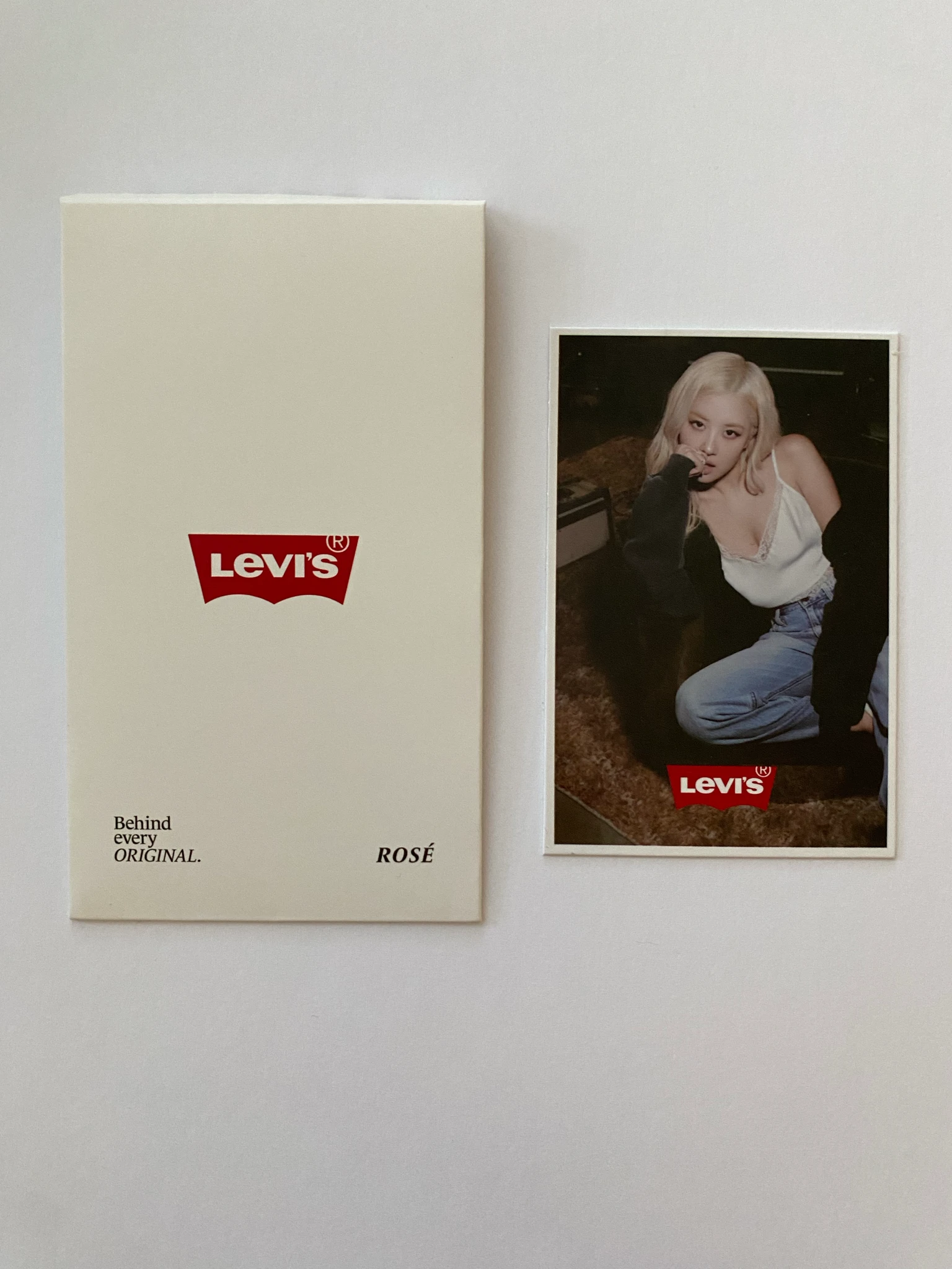 BLACKPINK Rosé BLACKPINK - Rosé - Rosé x Levi's "Behind Every Original" Other purchase benefit brand collaboration listing photo 1