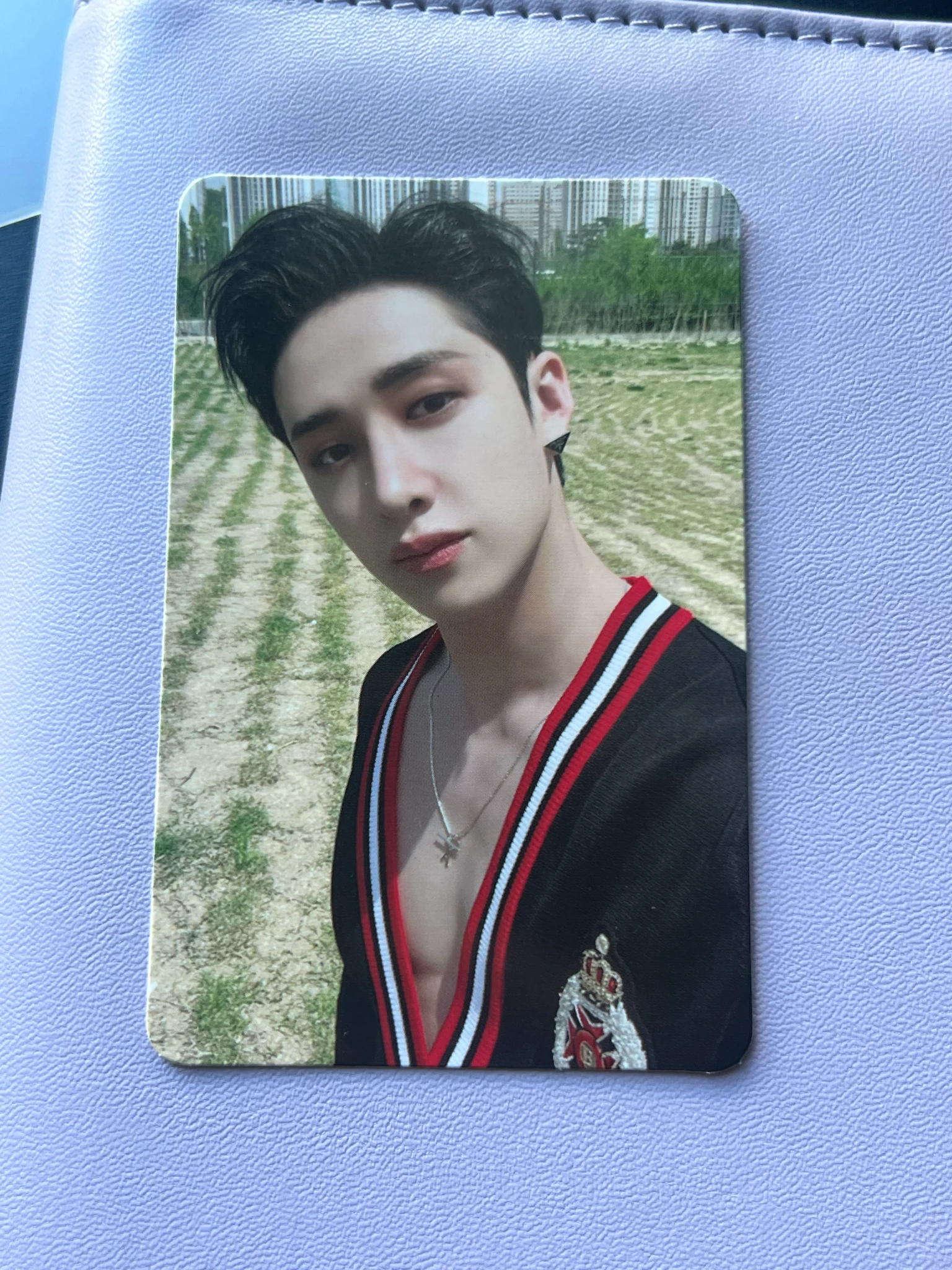 Stray Kids Bang Chan Stray Kids - Bang Chan - Maxident Album album photocard Bang Chan b ver. listing photo 1