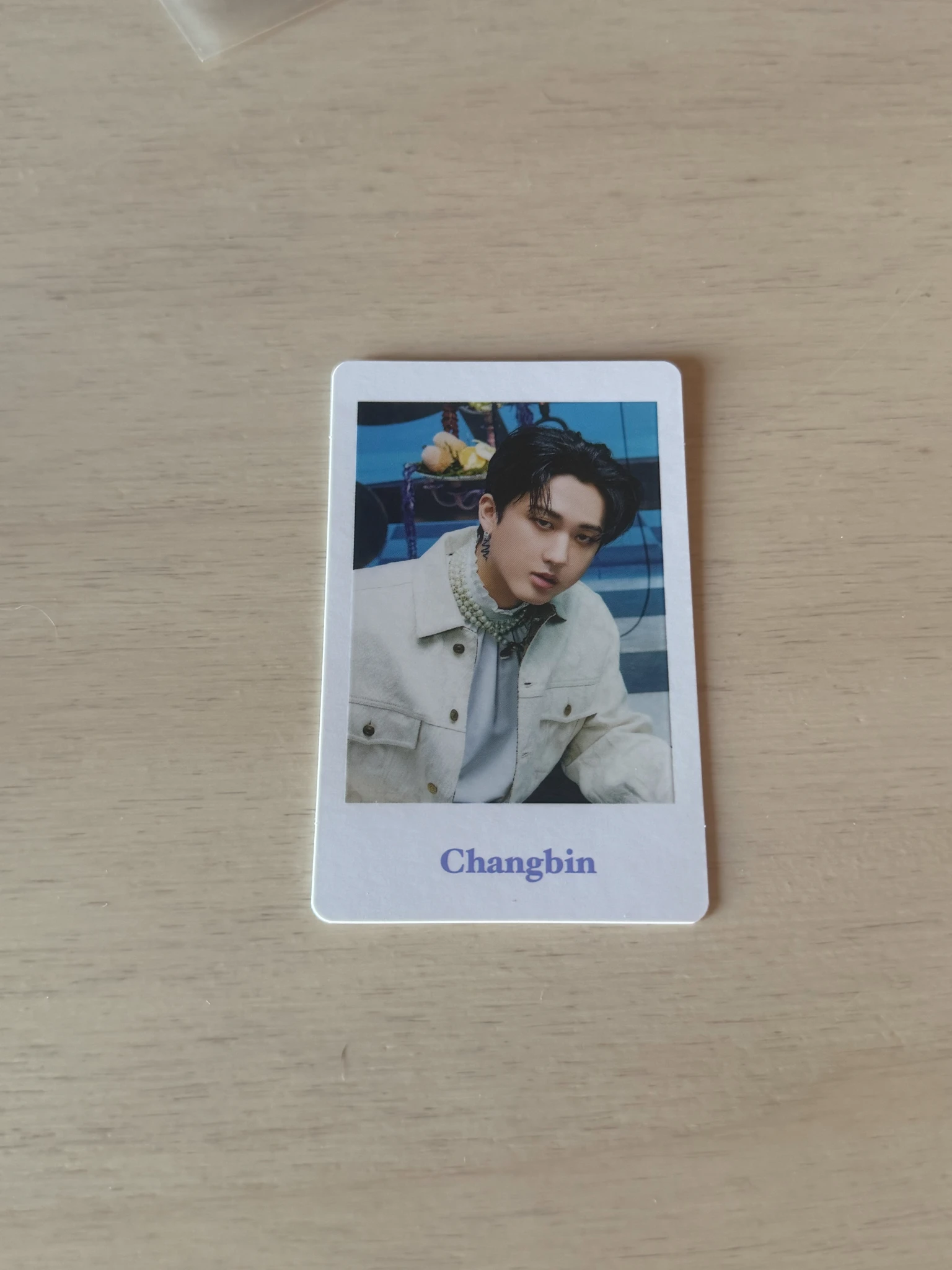 Stray Kids Changbin Stray Kids - Changbin - The Sound Album merch photocard polaroid item set B version pop-up white day shibuya109 listing photo 1
