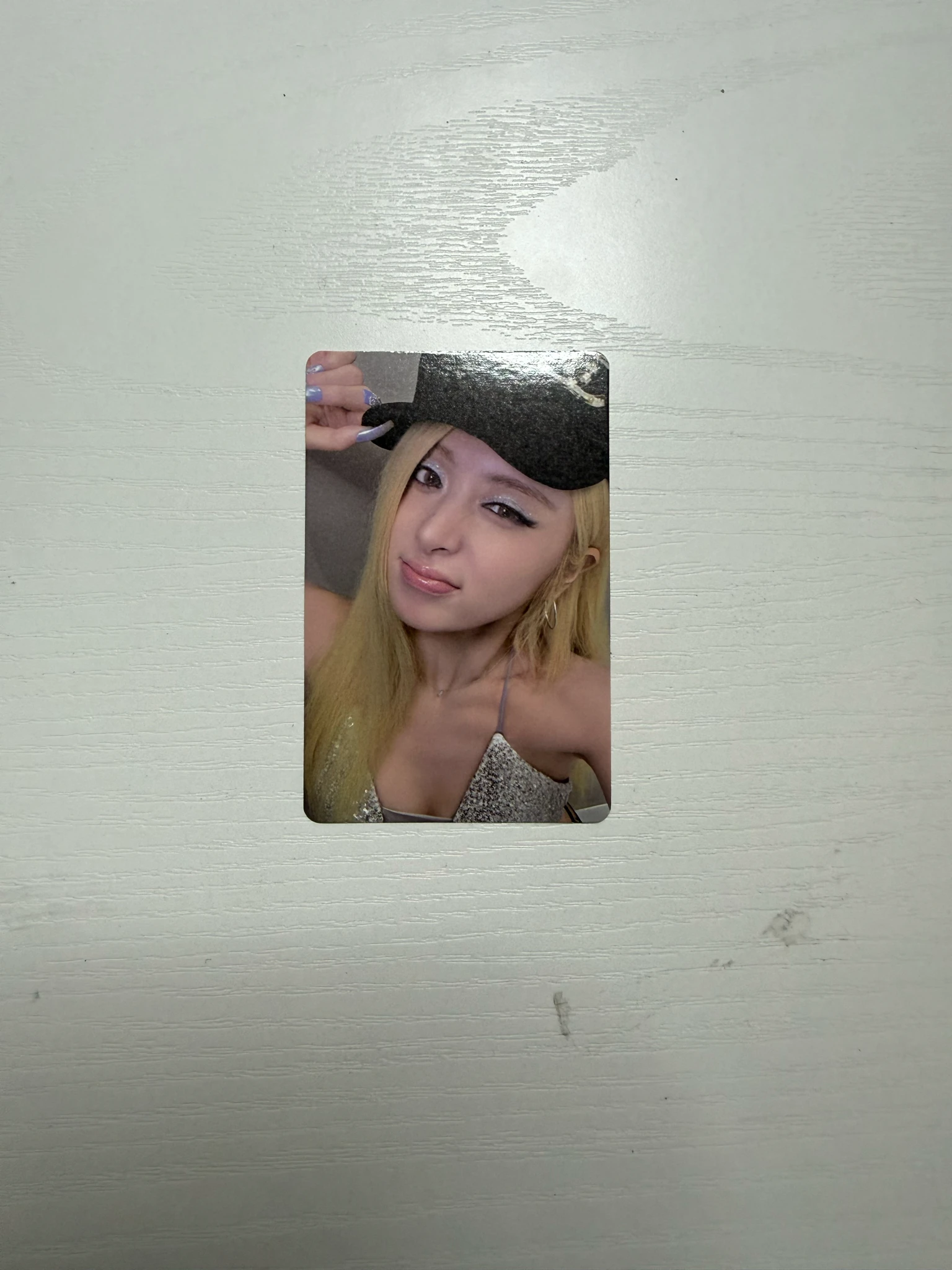 LE SSERAFIM Huh Yunjin LE SSERAFIM - Huh Yunjin - Made My Night Album album photocard chemical night version listing photo 1