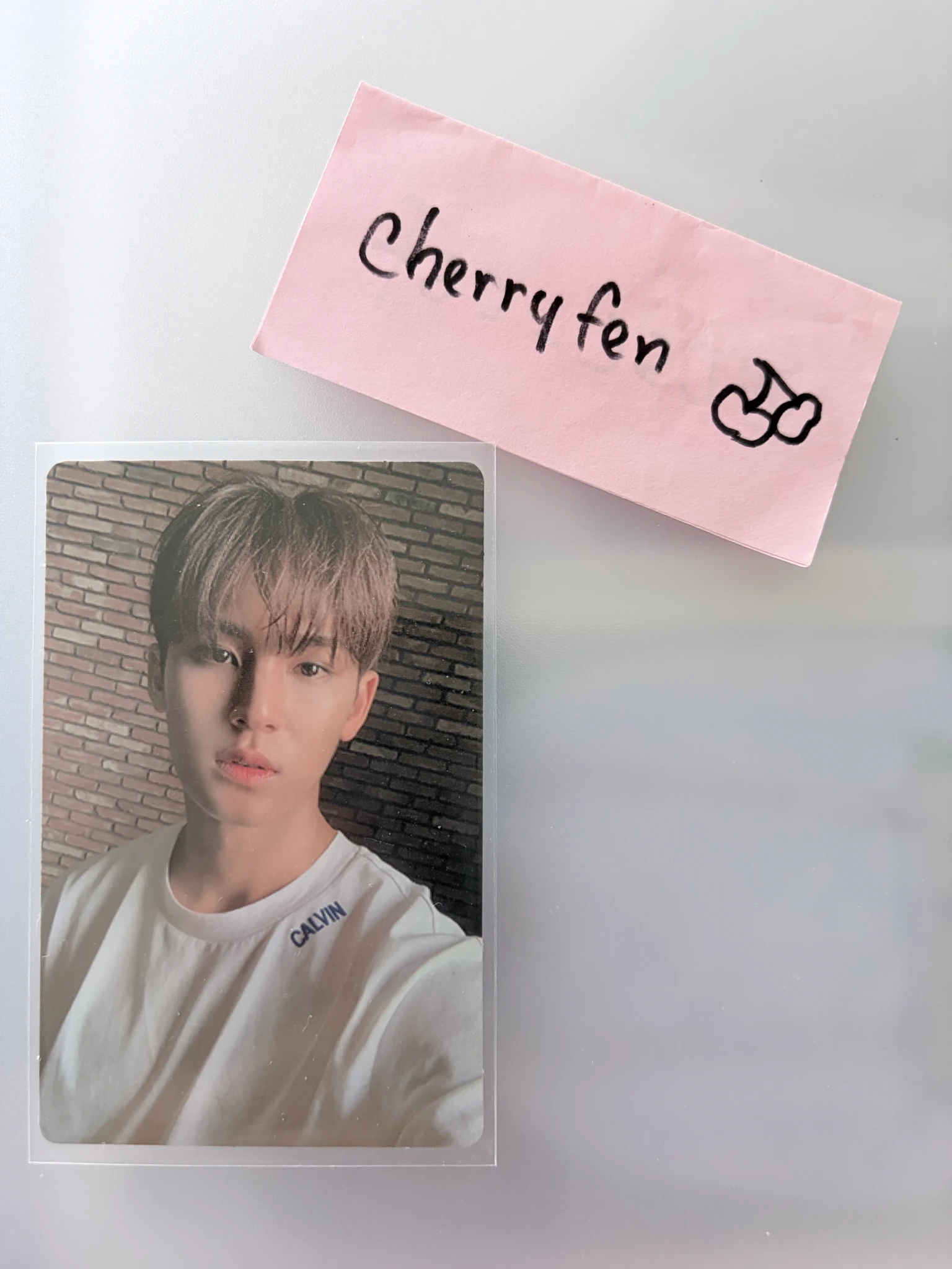 SEVENTEEN Mingyu SEVENTEEN - Mingyu - An Ode Album album photocard begin version blue back listing photo 1