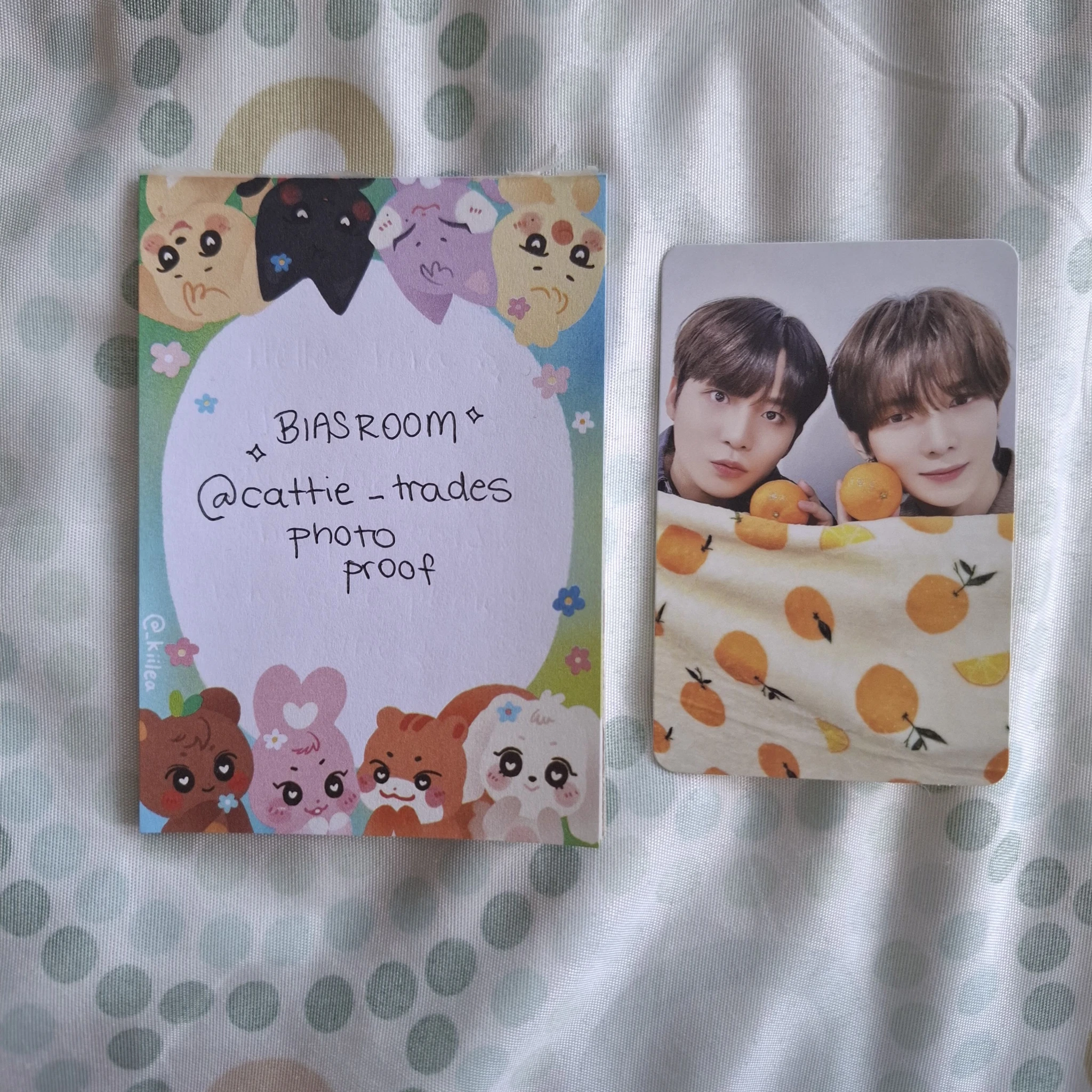 ATEEZ ATEEZ - Yeosang & Jongho - THE WORLD EP.FIN: WILL Album makestar tangerine blanket ver video call listing photo 1