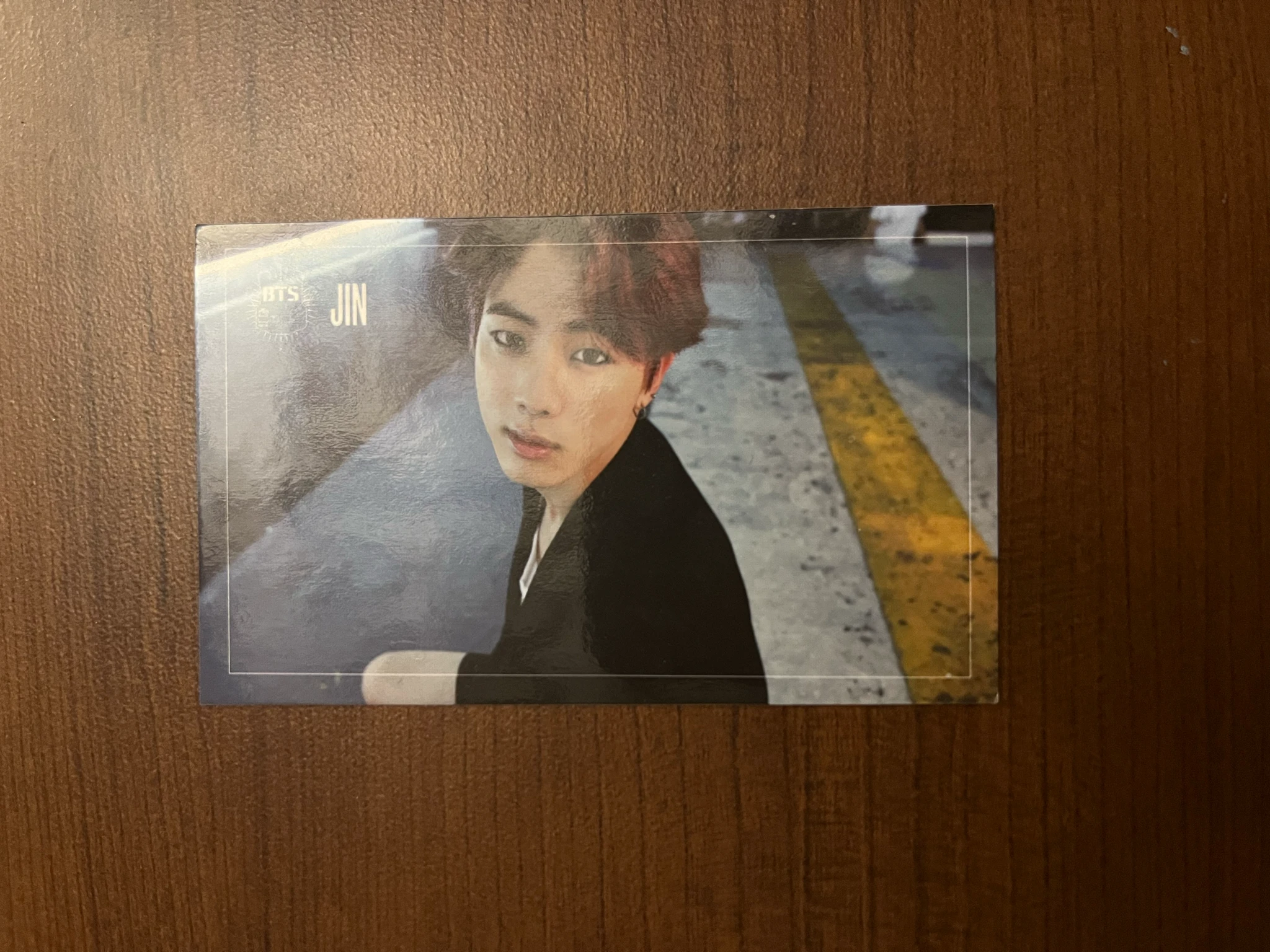 BTS Jin BTS - Jin - Dark & Wild Album album photocard horizontal listing photo 1