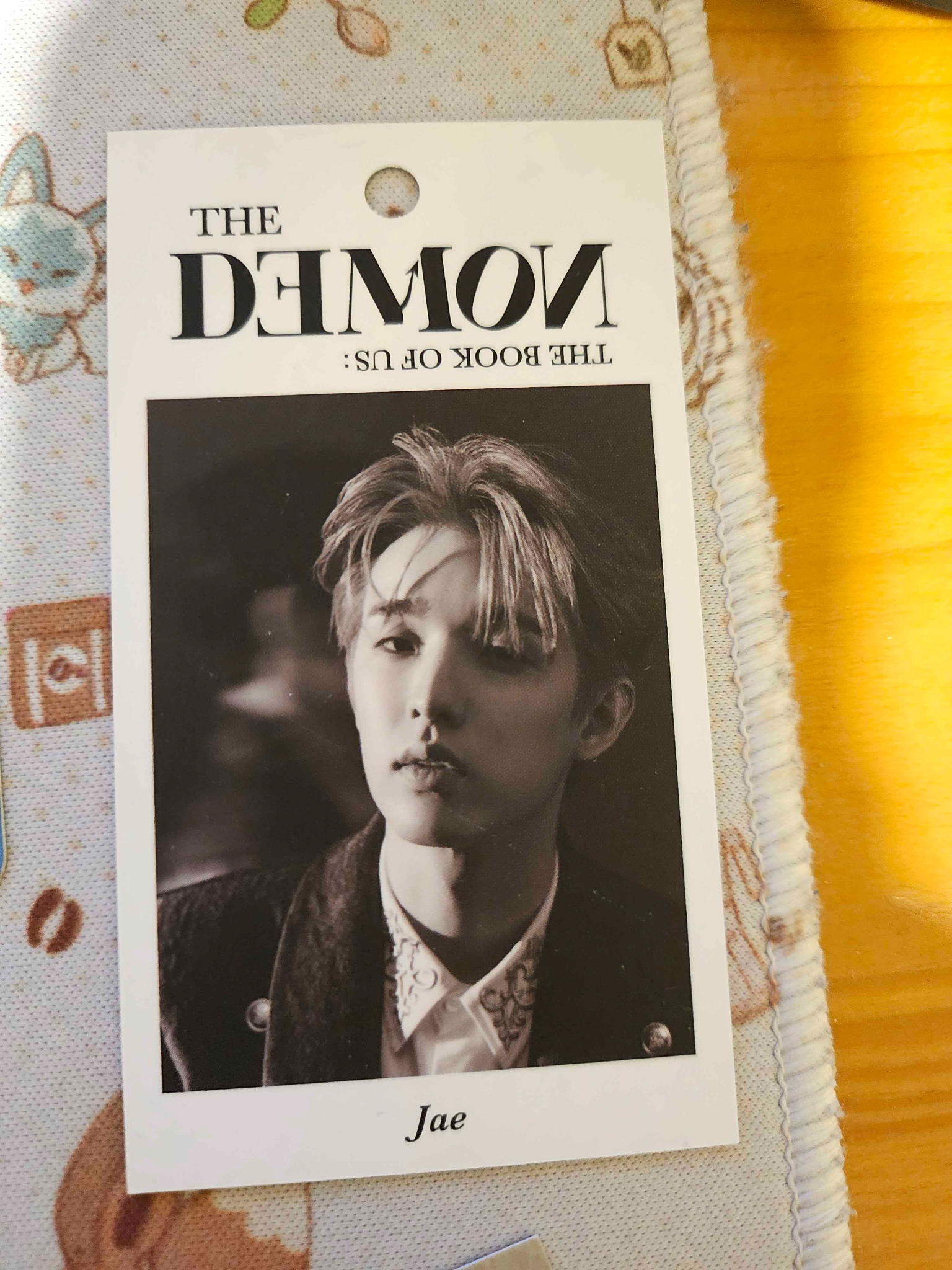 DAY6 Jae DAY6 - Jae - The Book of Us : The Demon Album album inclusion bookmark listing photo 1