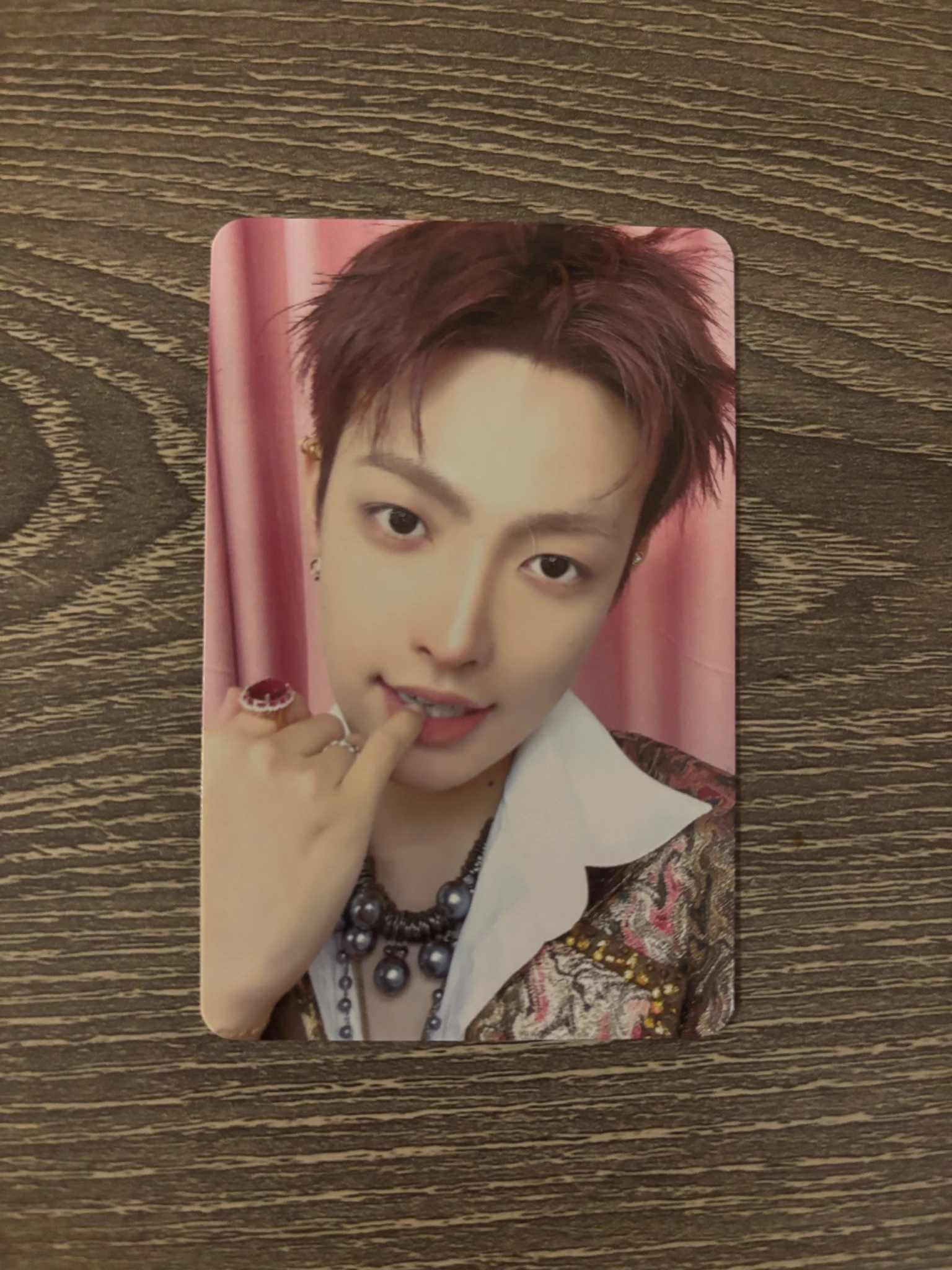 ATEEZ Hongjoong ATEEZ - Hongjoong - GOLDEN HOUR : Part.5 Album trading card version 3 pop-up soundwave listing photo 1