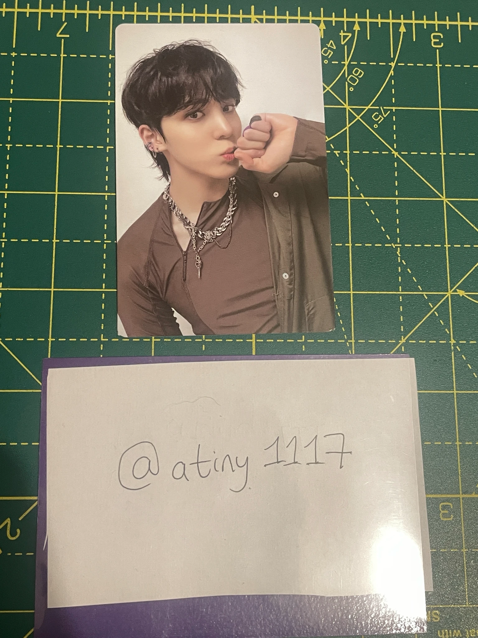 ATEEZ Yunho ATEEZ - Yunho - THE WORLD EP.2 : OUTLAW Album album photocard diary version version 1 listing photo 1